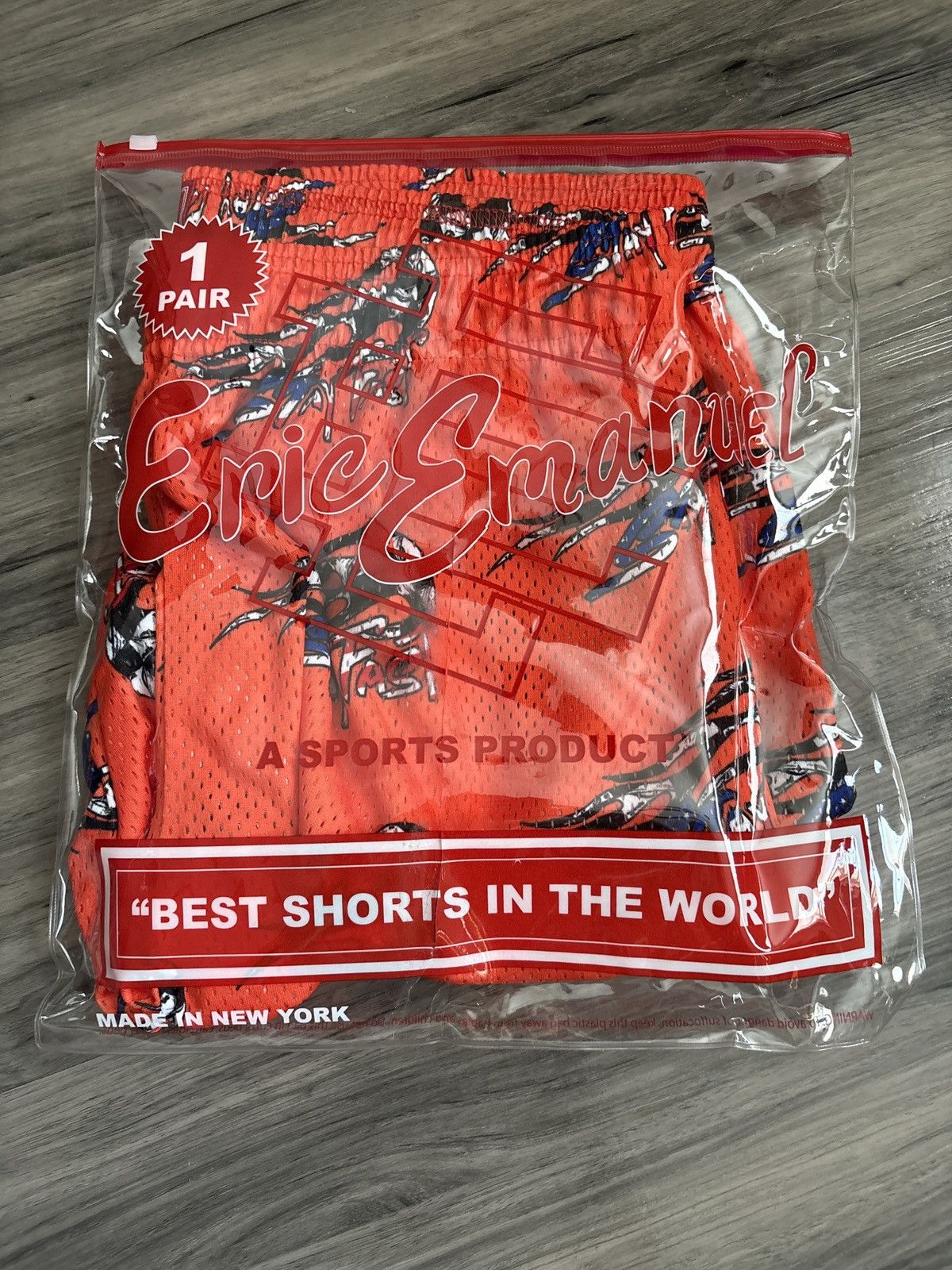Eric Emanuel × Matty Boy Eric Emanuel x Matty Boy EE Basic Core Short Orange XXL Size US 40 / EU 56 - 5 Thumbnail