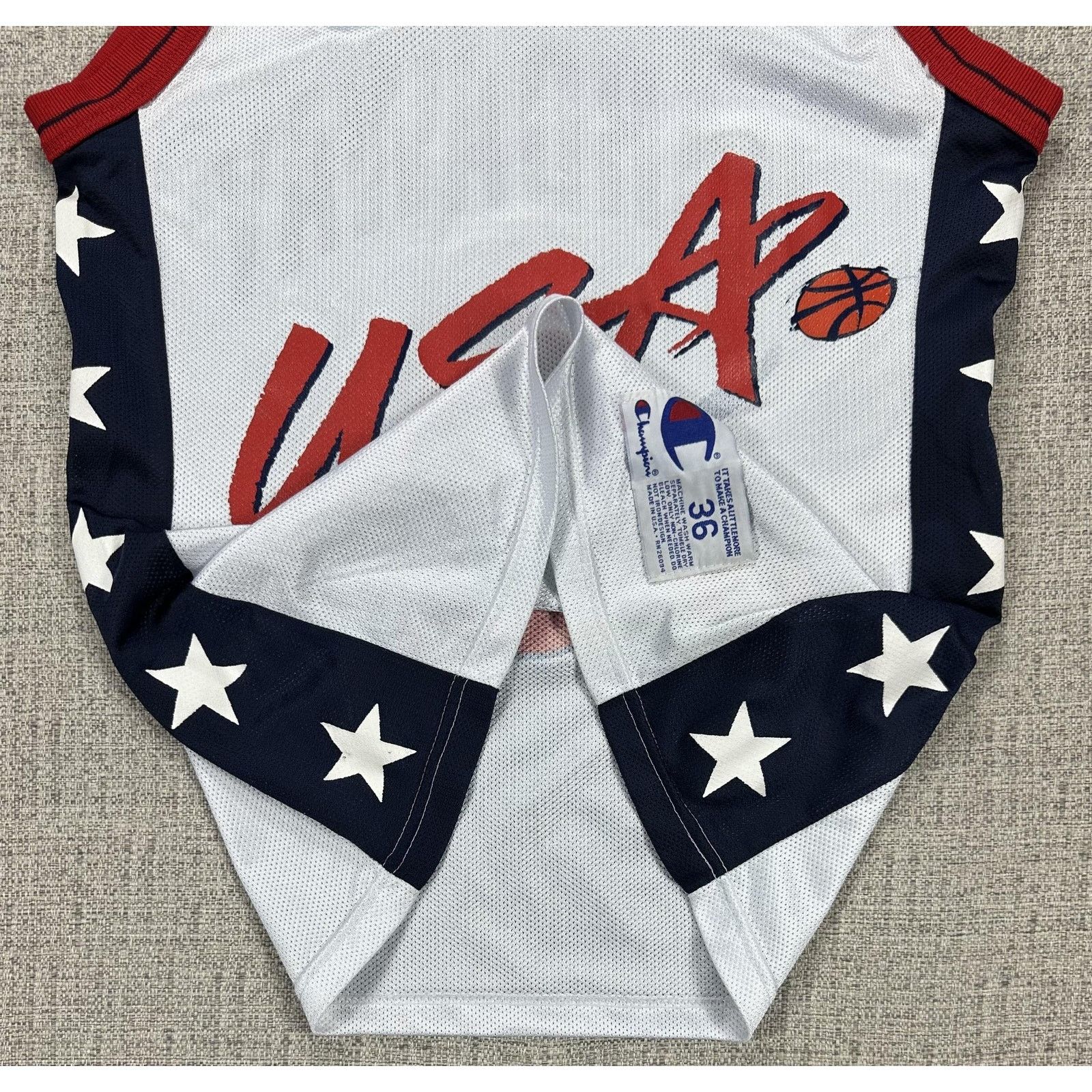 Champion USA Basketball Jersey Sz S Hardaway 6 Champion Made USA 90s Size US S / EU 44-46 / 1 - 6 Thumbnail