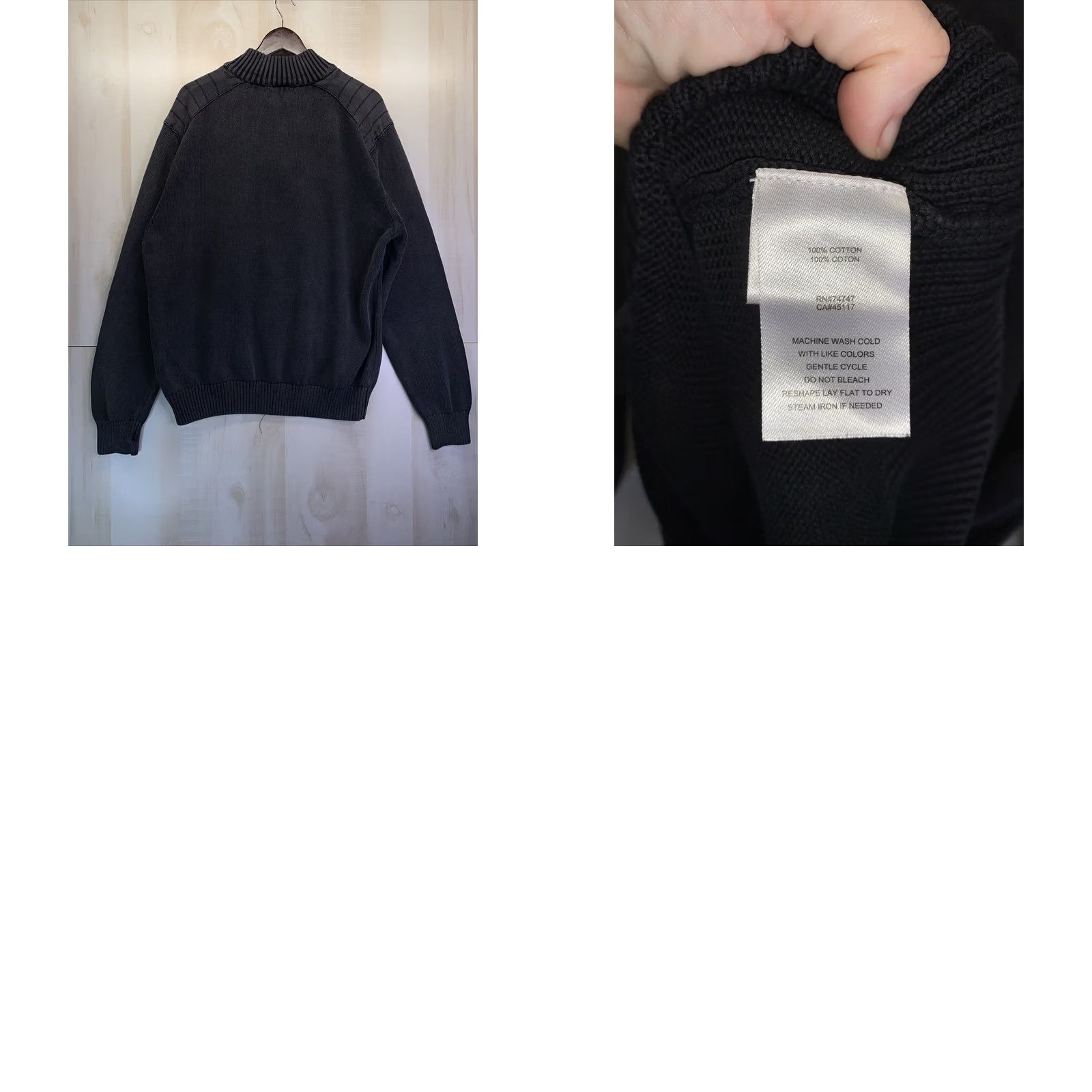 Vintage Red Head Mens Sweater XL 1/4 Zip Pullover Gray Charcoal Faded - Mens Size XL Pullover Zip Grays Sweater 1/4 Zip Gray Charcoal 4523 Size US XL / EU 56 / 4 - 8 Thumbnail