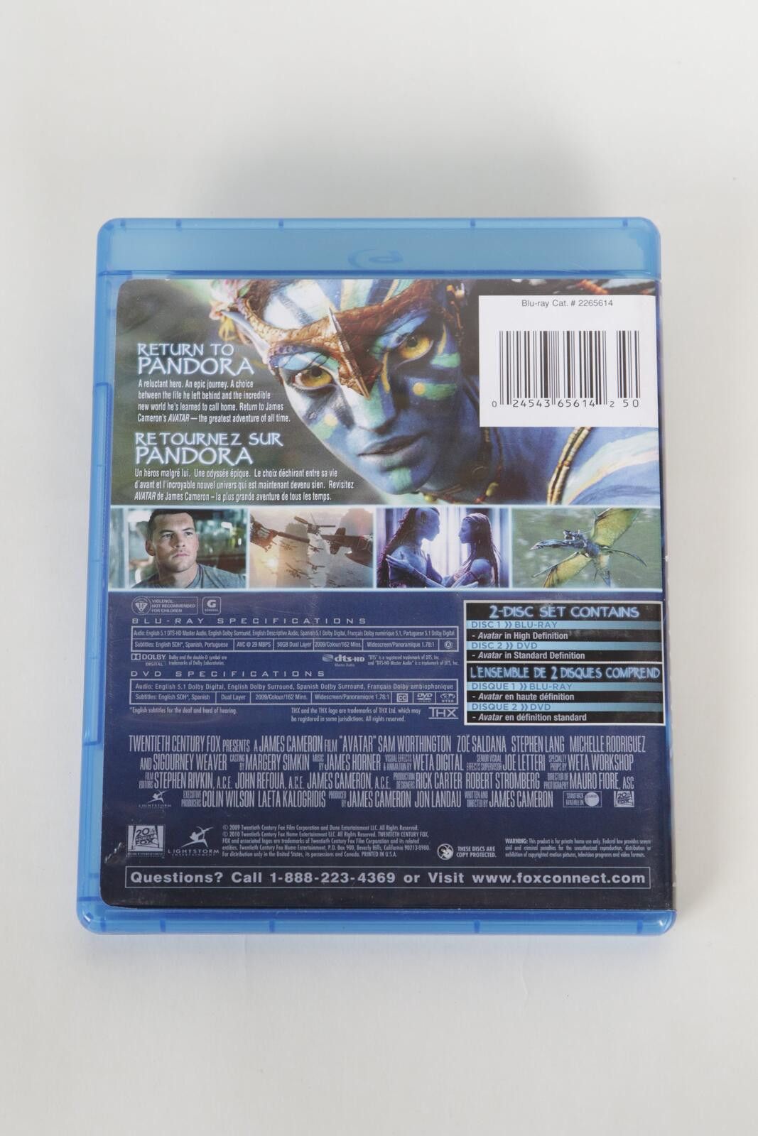 Fox Racing 2010's Blu-Ray Avatar James Cameron's DVD Size ONE SIZE - 2 Thumbnail