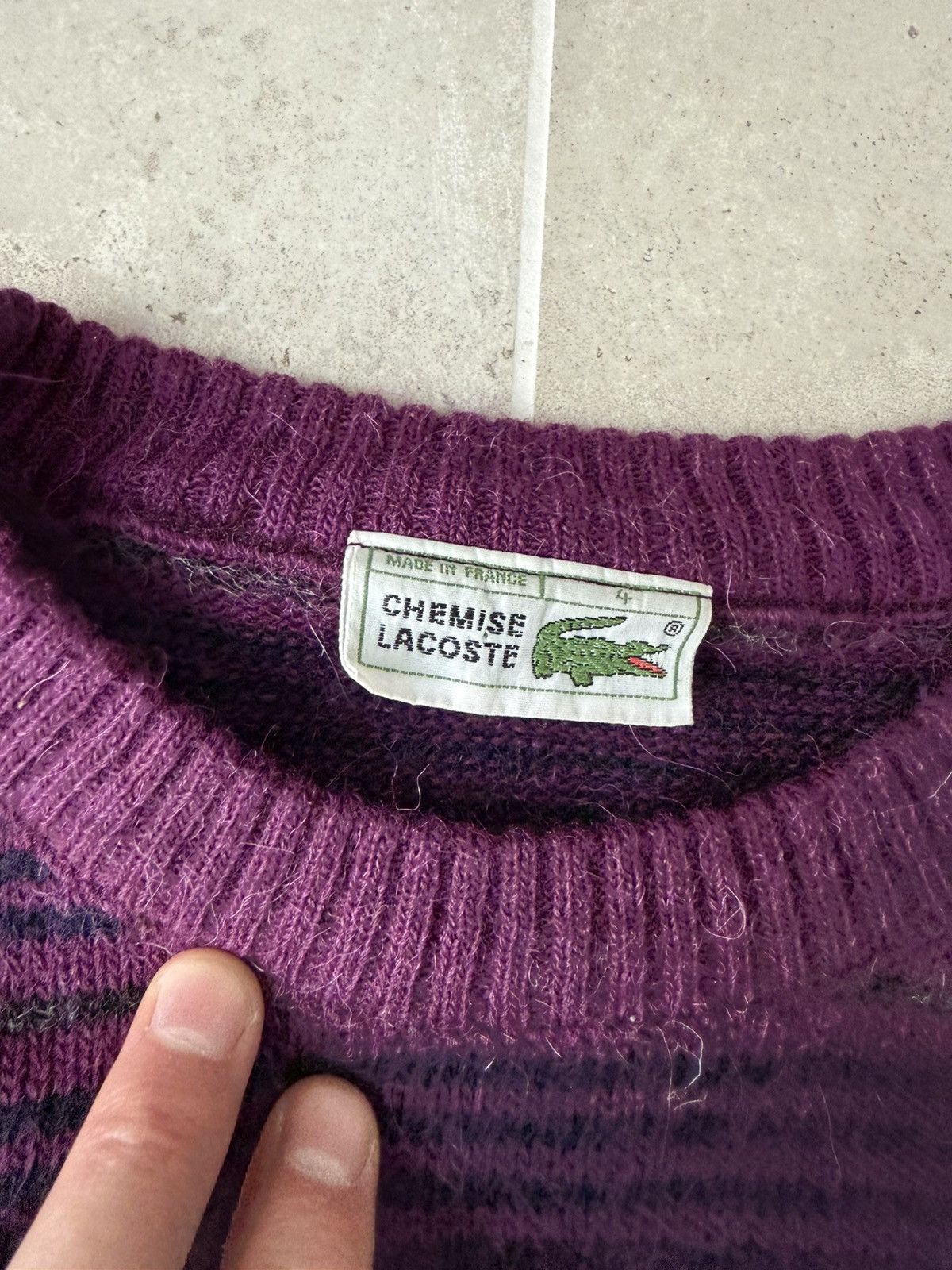 Lacoste Vintage Lacoste Sweater Y2K Size US XL / EU 56 / 4 - 3 Thumbnail