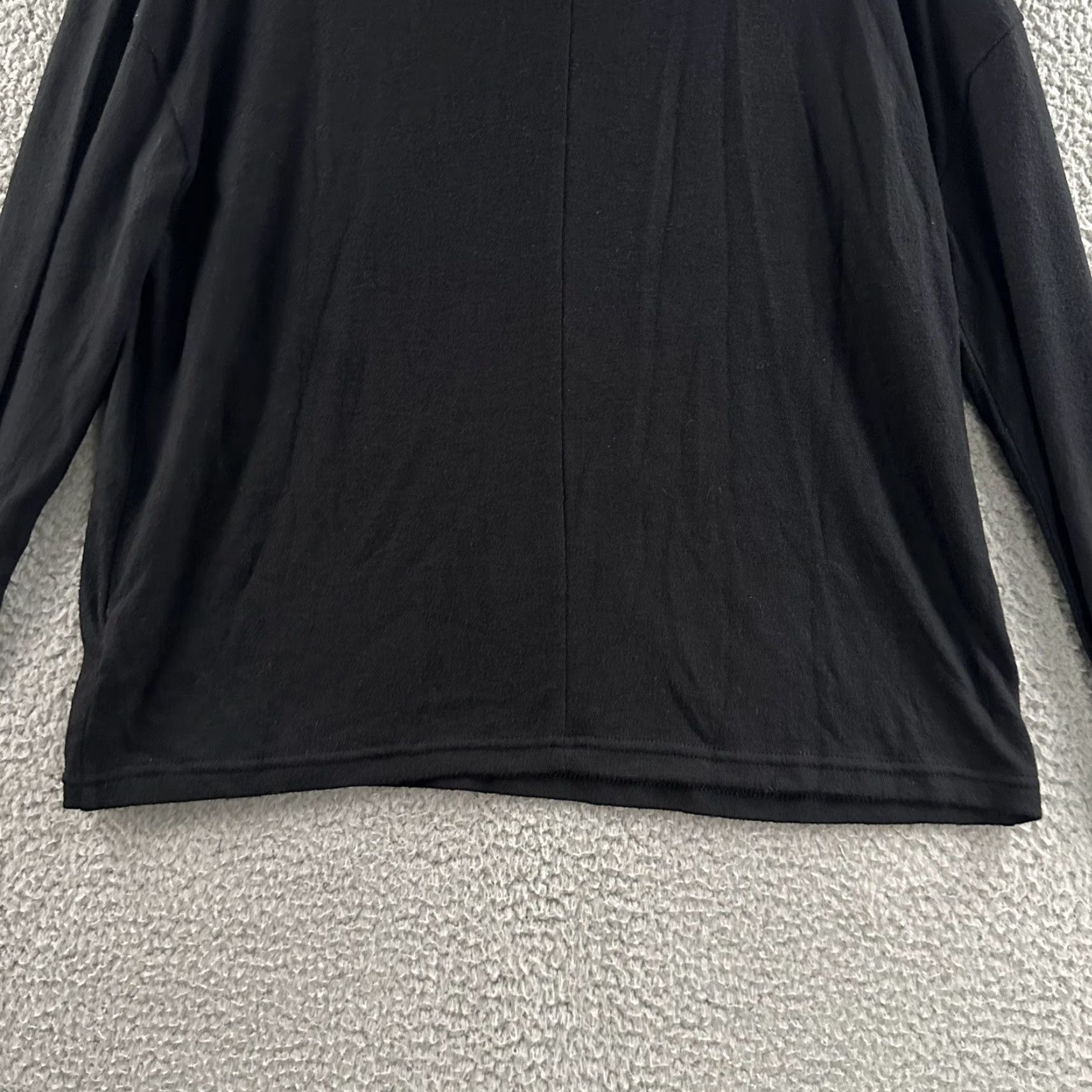 Old Navy Old Navy Womens Sweater Black XS Lightweight Long Sleeve Rayon Blend Size XS / US 0-2 / IT 36-38 - 6 Thumbnail