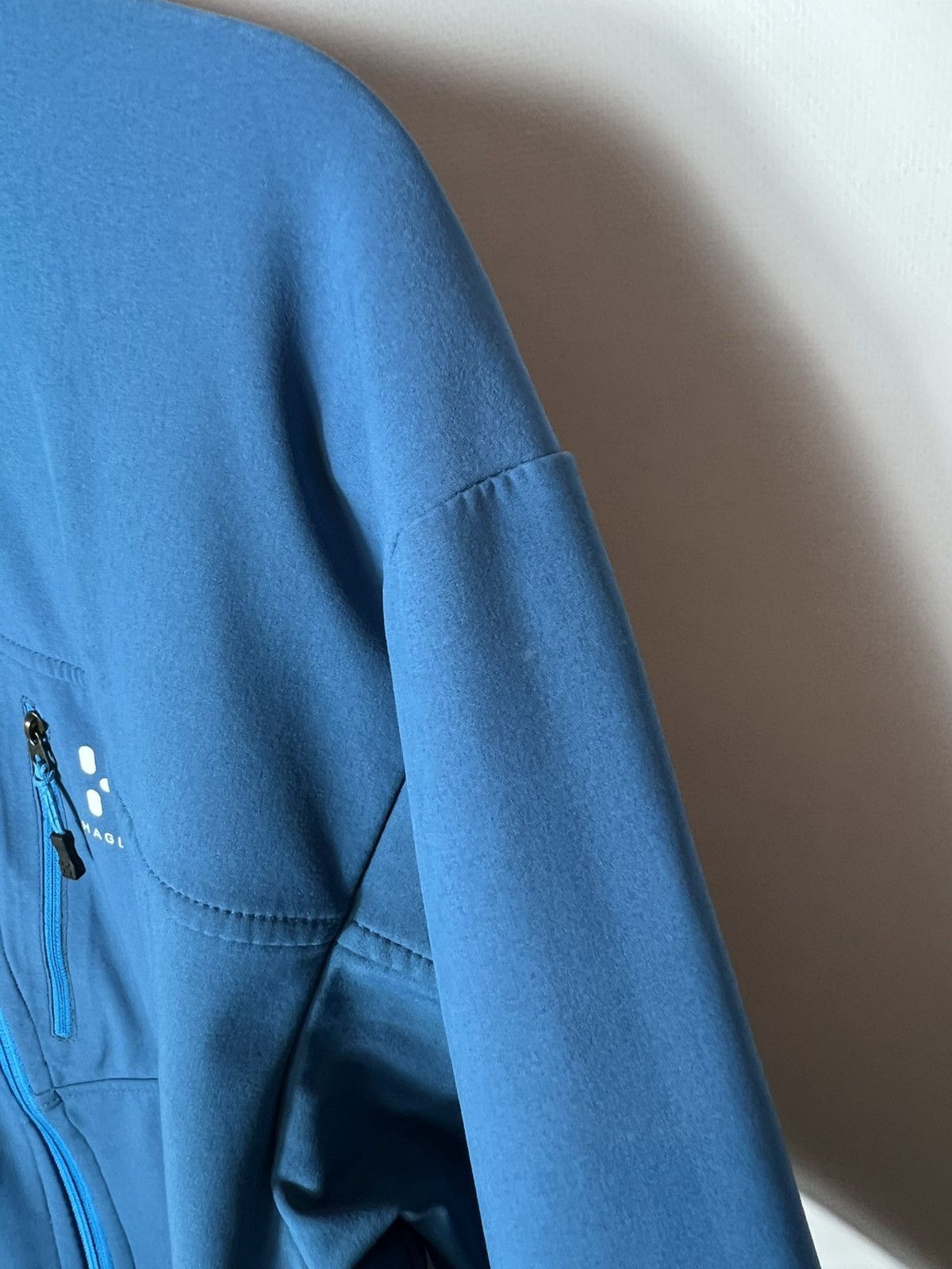 Haglofs Vintage Haglofs Bioga Shell Jacket Blue Outdoor Trekking Size US M / EU 48-50 / 2 - 7 Thumbnail