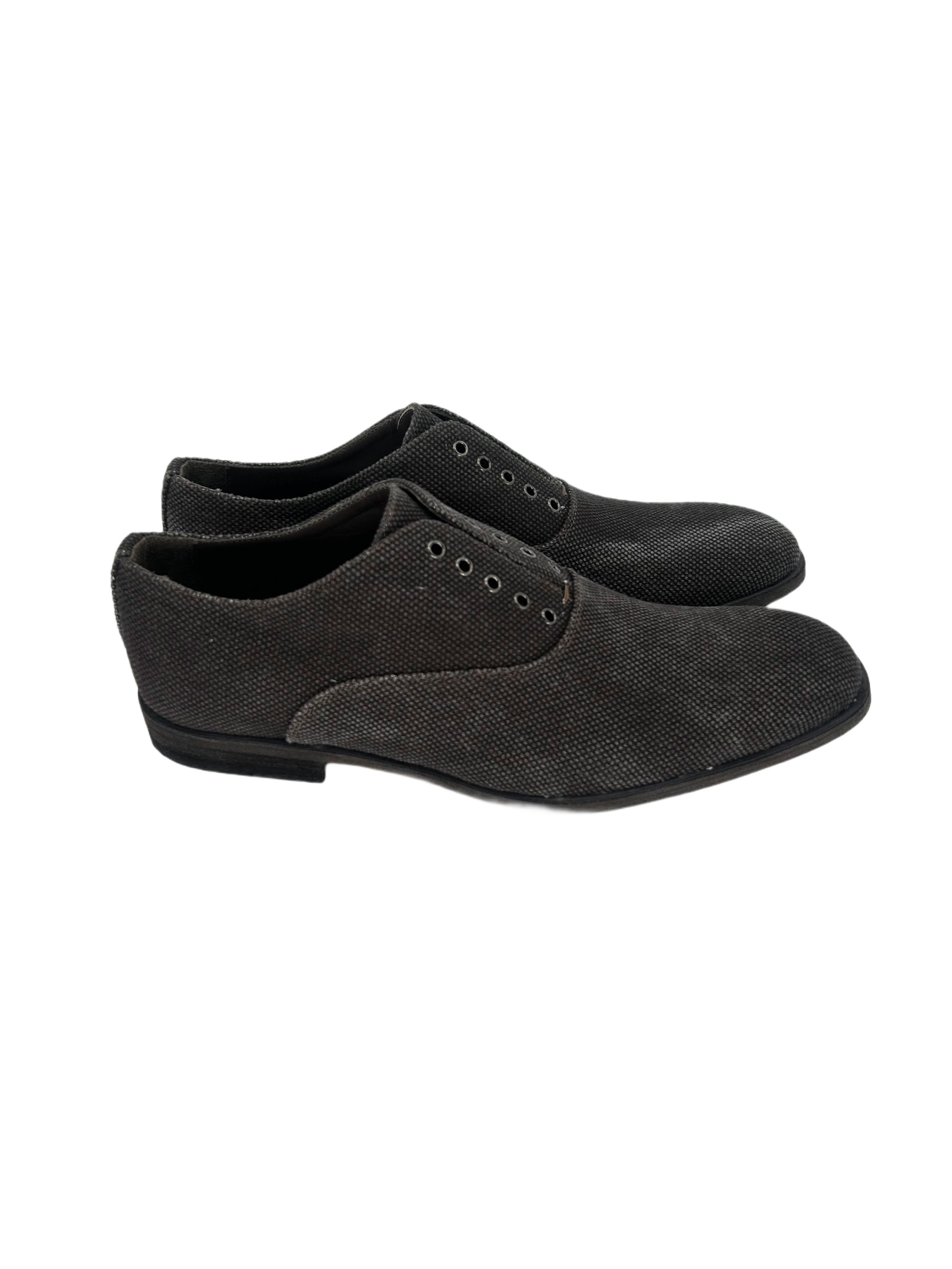Yves Saint Laurent Yves Saint Laurent Textured CottonNo Lace Slip On OxfordShoe Size US 7 / EU 40 - 2 Thumbnail