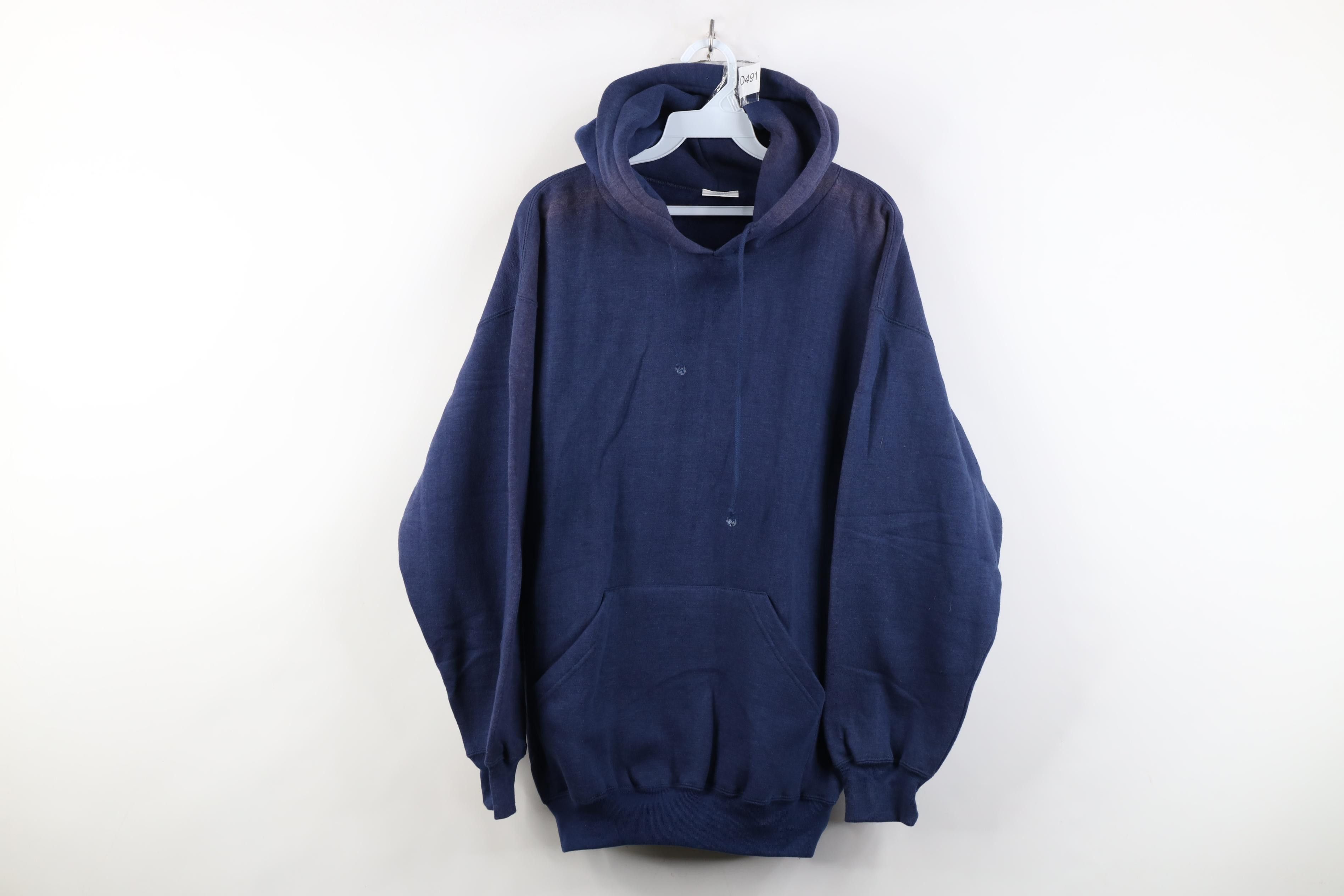 Vintage Deadstock Vintage 90s Streetwear Sun Faded Hoodie Sweatshirt Size US M / EU 48-50 / 2 - 1 Thumbnail