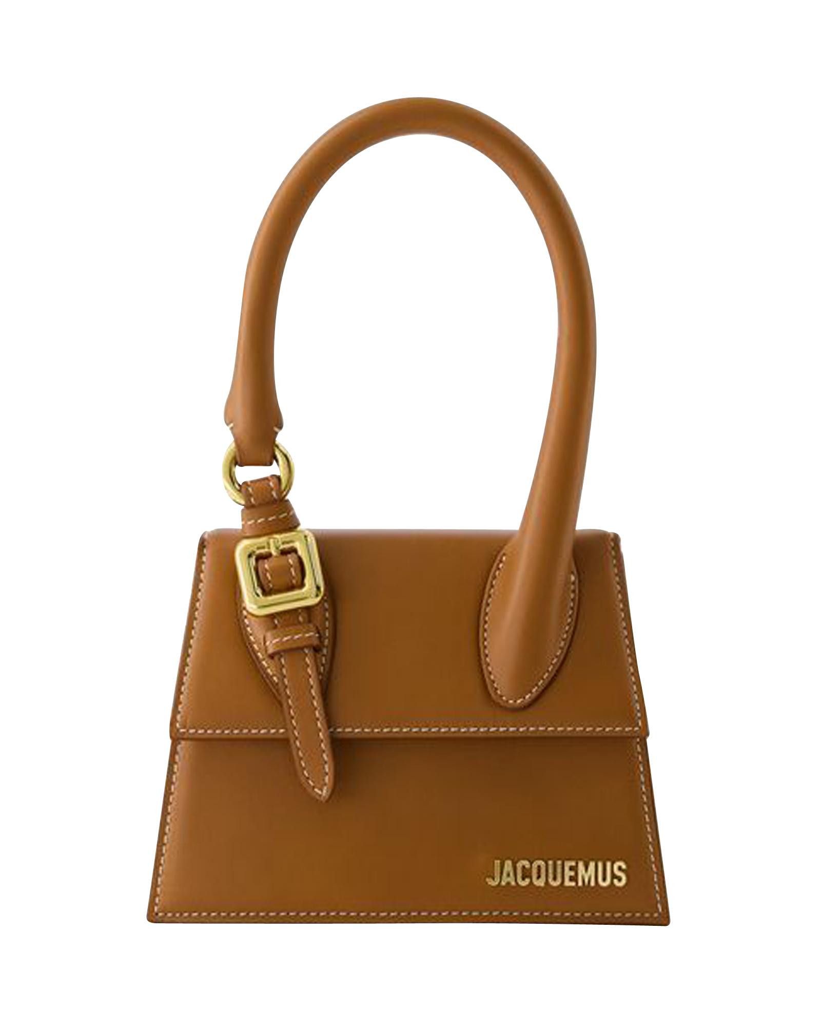 Jacquemus The Chiquito Boucle Medium Bag Jacquemus Leather Bright Brown 2 Grailed