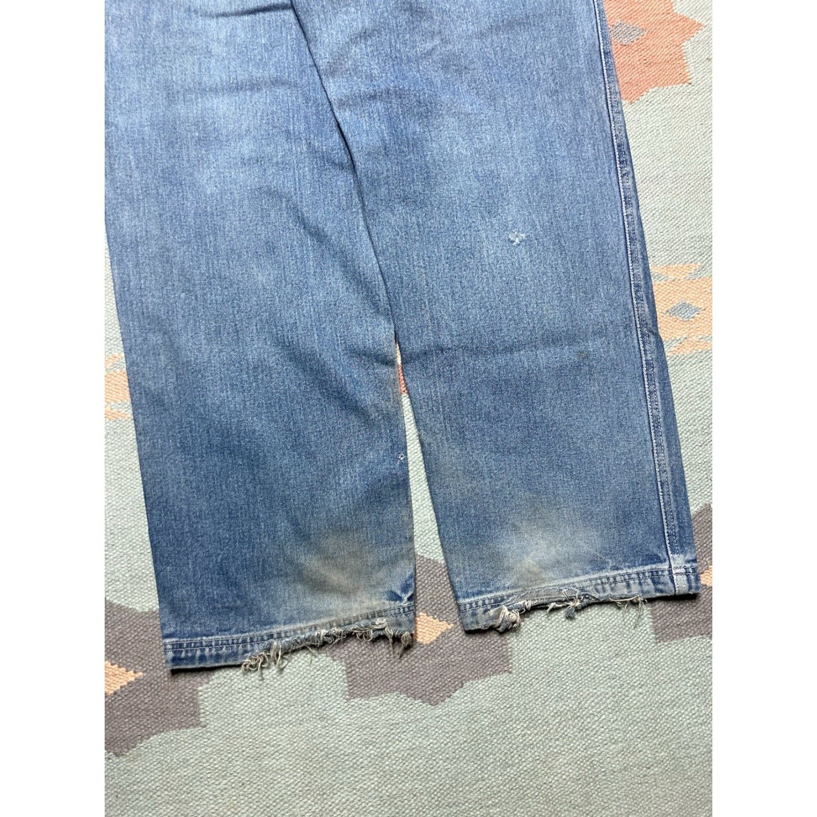 Fubu VINTAGE FUBU Jeans Men 34 Hip Hop Wide-Leg Blue 34x33 JNCO style Grunge Baggy Size US 34 / EU 50 - 2 Thumbnail