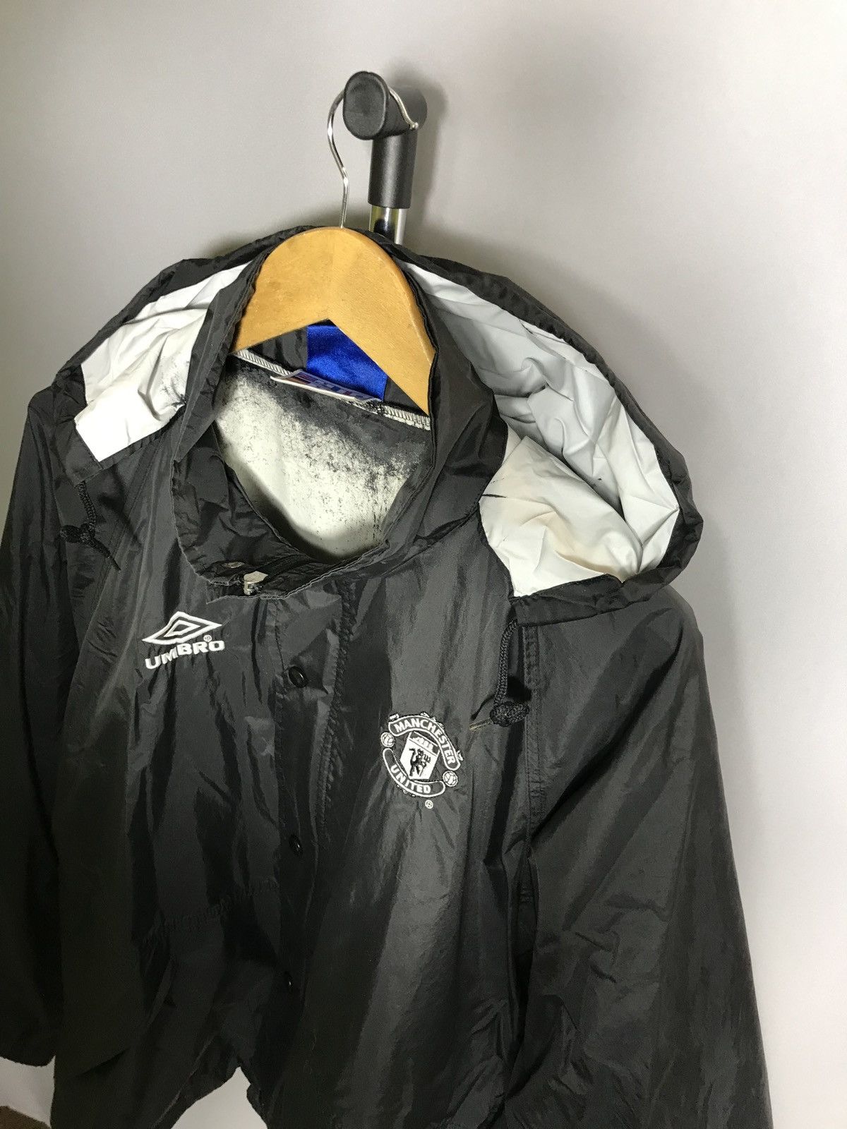 Umbro Manchester United 1999 2000 Football Soccer Rain Jacket Size US M / EU 48-50 / 2 - 2 Thumbnail