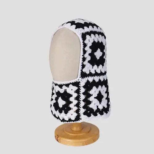 Japanese Brand Soft Crochet Balaclava Warmer Hat Size ONE SIZE - 3 Thumbnail
