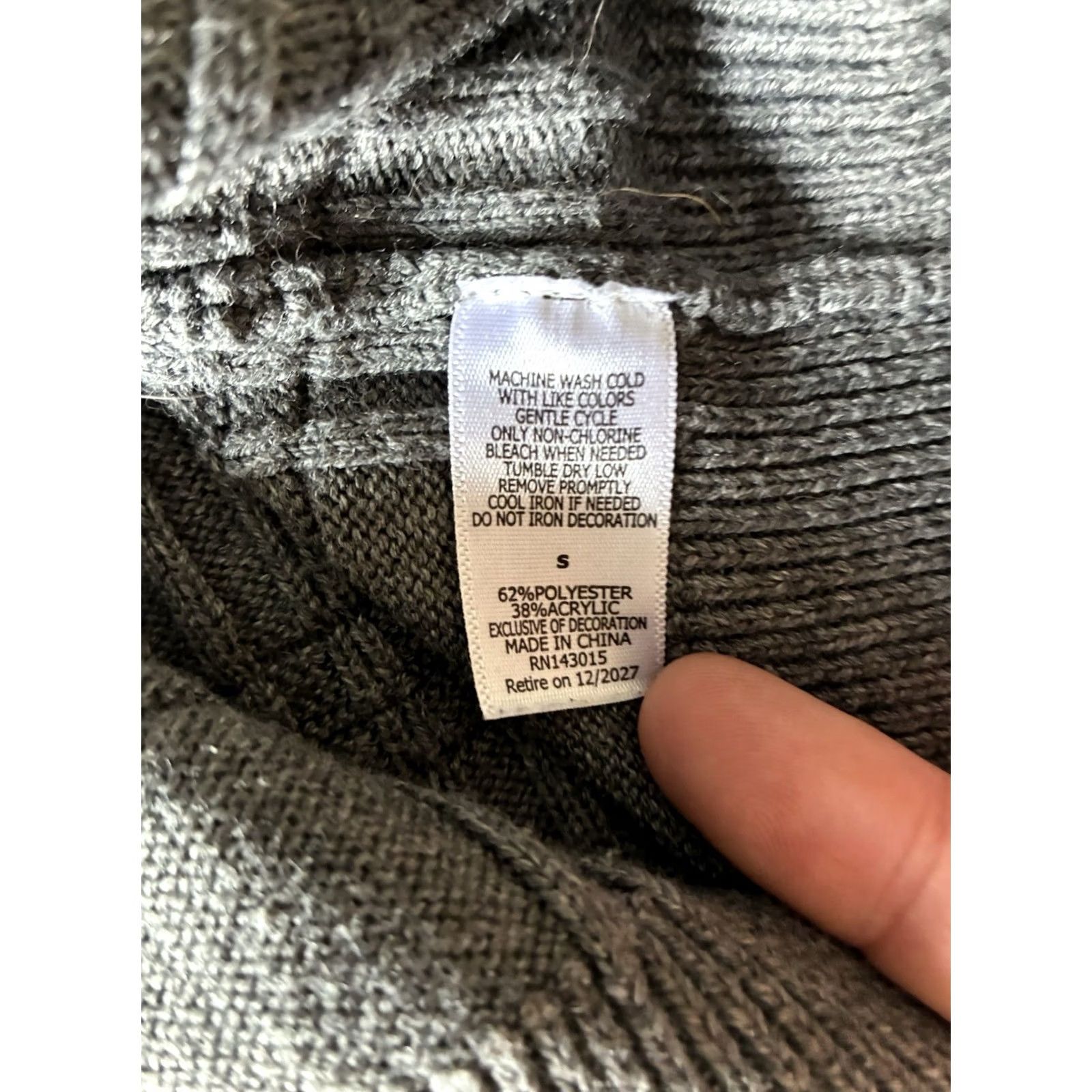 Vintage AT&T Logo Sweater Pullover | Men’s S | Gray Knit Crew Neck Long Sleeve Workwear Casual Pullover Shirt Size US S / EU 44-46 / 1 - 5 Thumbnail