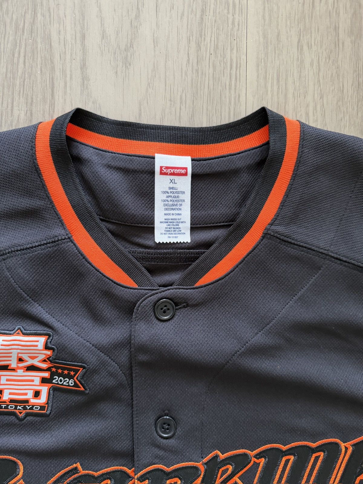 Supreme Supreme Stars Baseball Jersey Black Size US XL / EU 56 / 4 - 7 Thumbnail