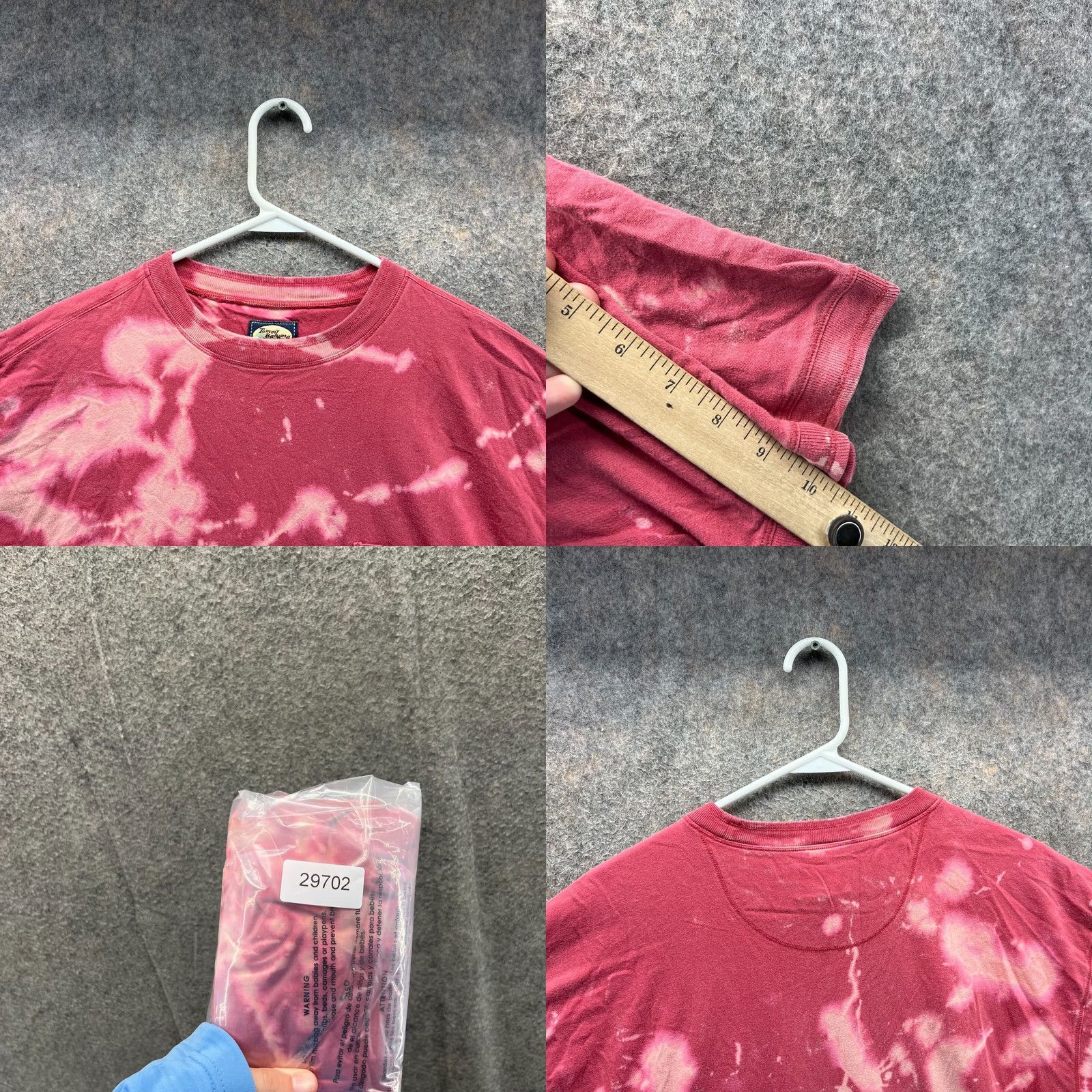 Tommy Bahama VINTAGE Tommy Bahama Shirt Mens Large Pink Washed Crewneck Pocket Tee Y2K Size US L / EU 52-54 / 3 - 8 Thumbnail