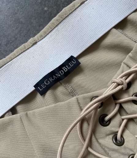 Le Grande Bleu (L.G.B.) L.G.B. (Le Grand Bleu) 00s Early Drawstring Flared Pants Size 36" / US 14 / IT 50 - 8 Thumbnail