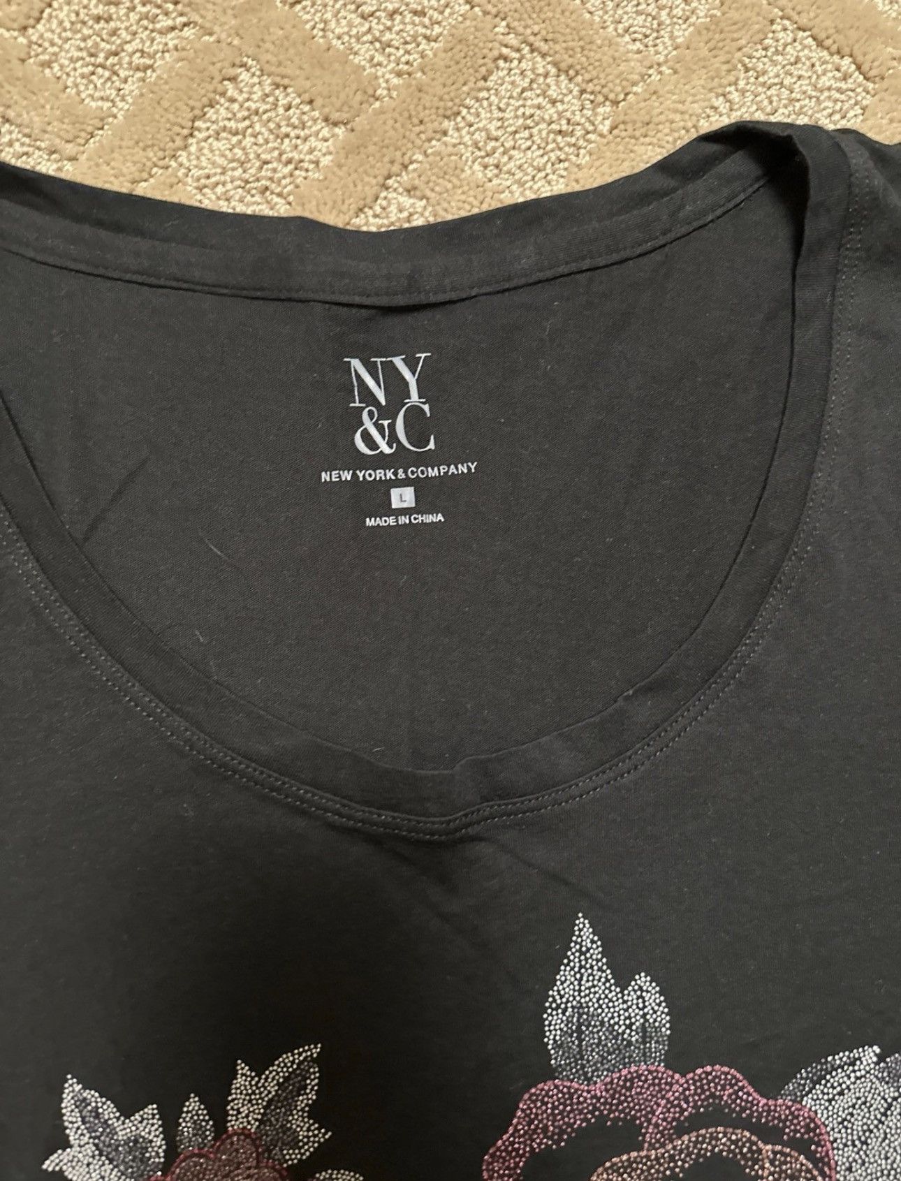 Other New York & Company Womens T Shirt Size L / US 10 / IT 46 - 2 Thumbnail