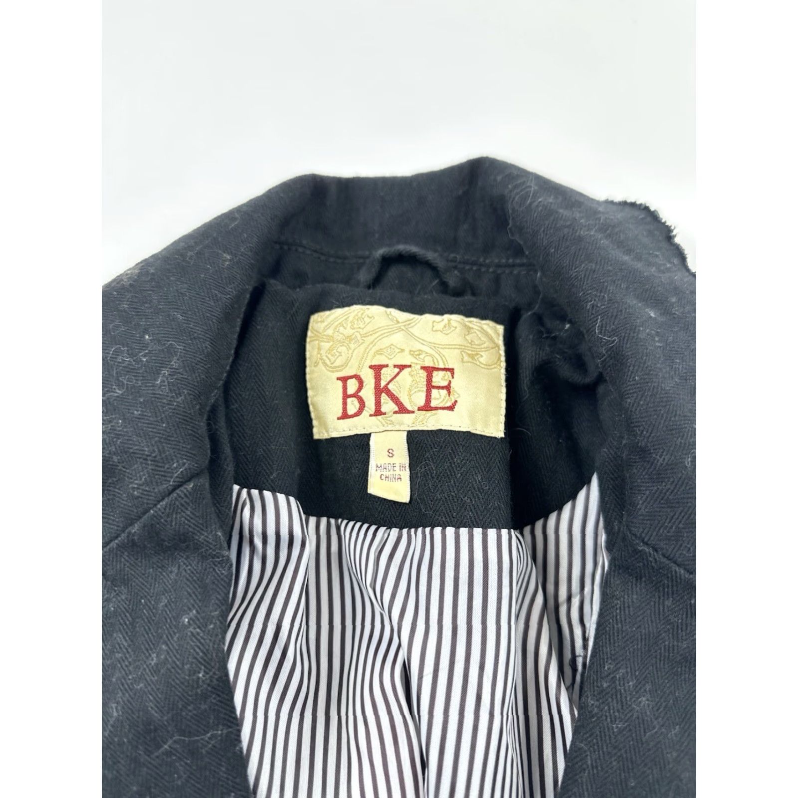 BKE VINTAGE BKE Jacket Women’s Small S Black Chains Studs Y2K Size S / US 4 / IT 40 - 3 Thumbnail