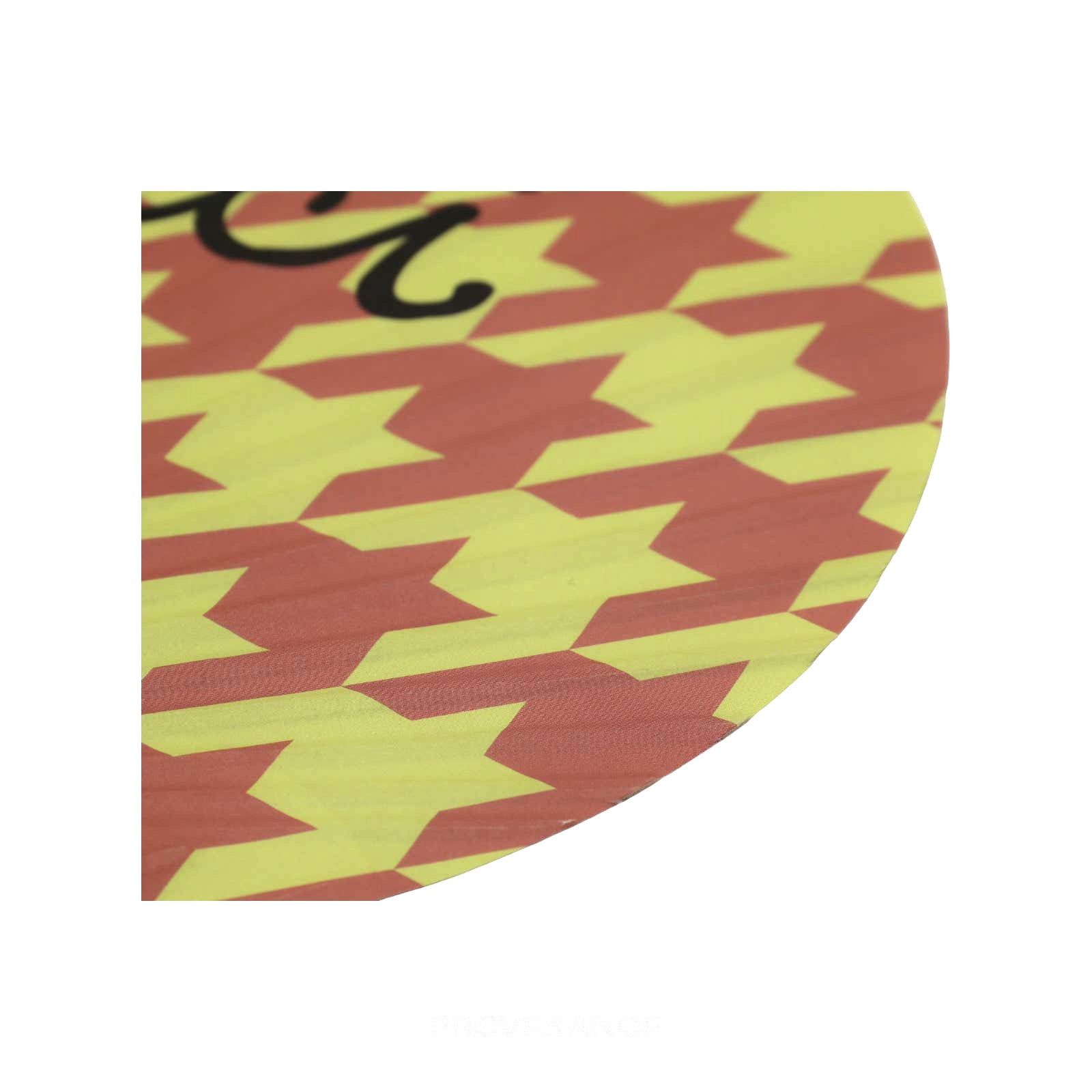 Gucci 🔴 Gucci Logo Bamboo Hand Fan - Houndstooth Pink Yellow Size ONE SIZE - 5 Thumbnail