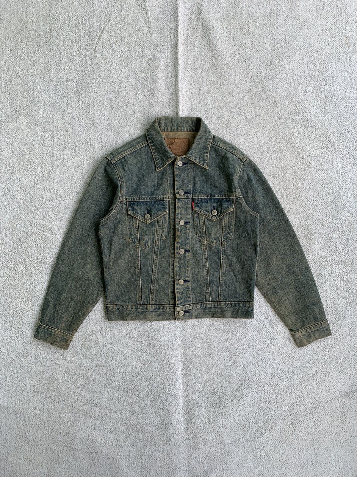 Blue Blue Japan × Vintage Vtg Blue Way Japan Mudwash Crop Trucker Denim Size US M / EU 48-50 / 2 - 1 Thumbnail