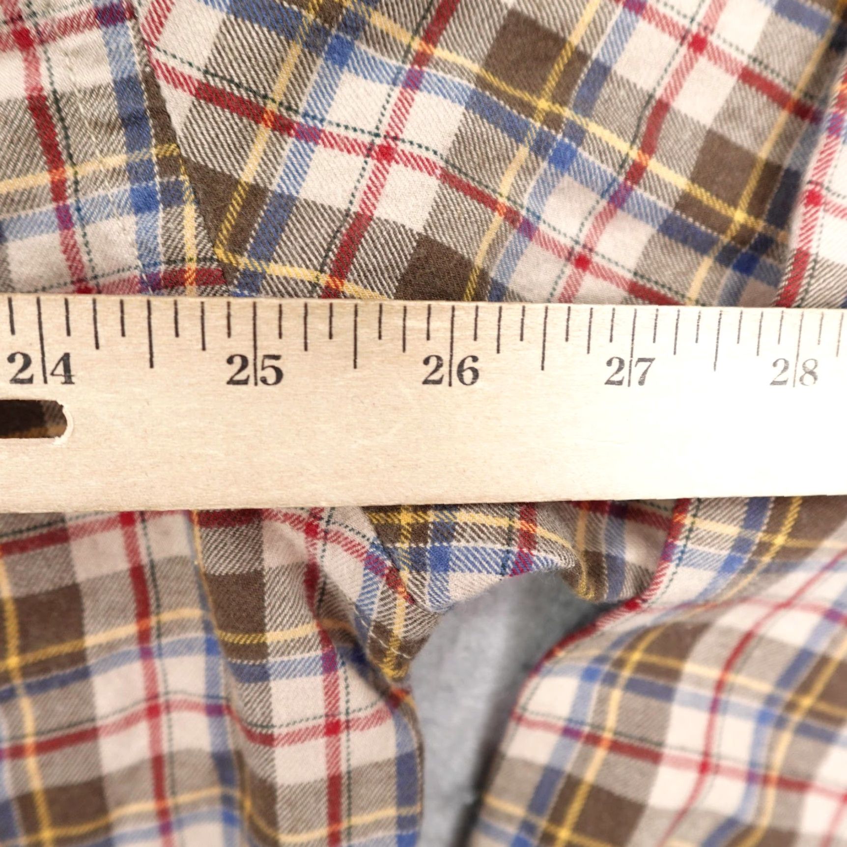 Pendleton VINTAGE Pendleton Shirt XL Brown Plaid Canterbury Cloth 80% Pima Cotton 20% Merino Wool Button-Up Men's Large Classic Plaid Outdoor Mens Size US XL / EU 56 / 4 - 7 Thumbnail