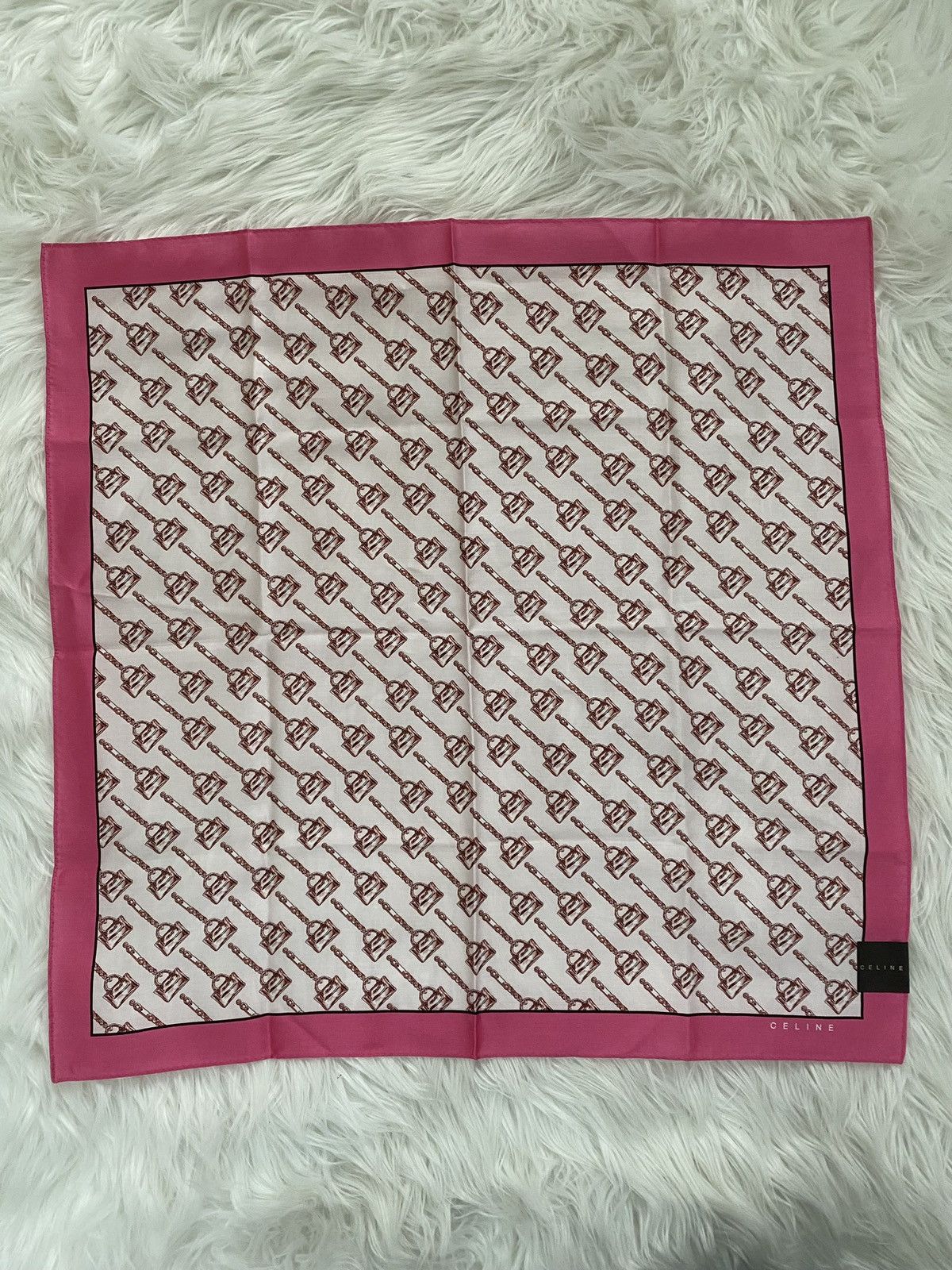 Celine Authentic Celine Smell scarf Size ONE SIZE - 1 Thumbnail