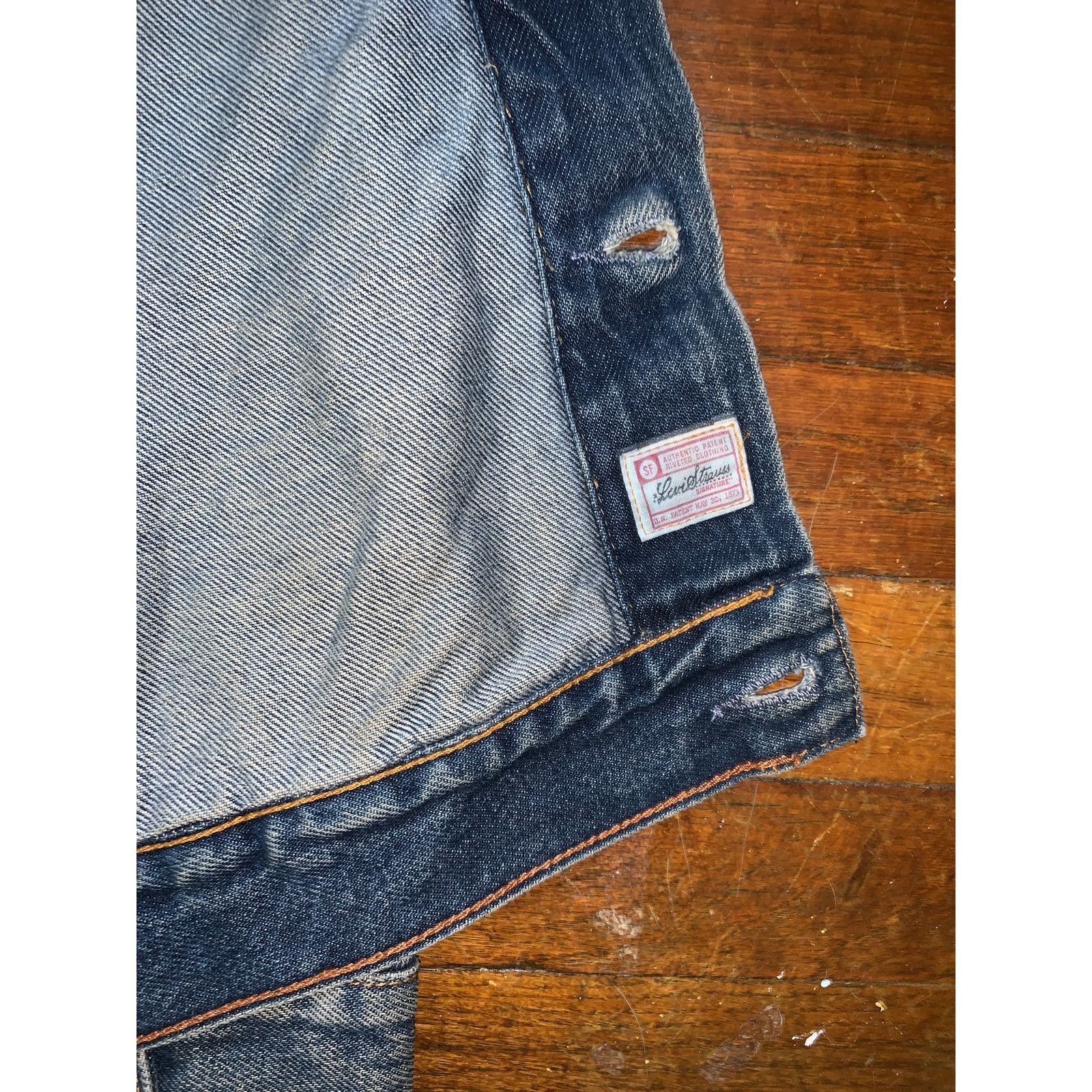 Levi's Levi Strauss Signature Denim Jacket Mens XL Medium Dark Wash Size US XL / EU 56 / 4 - 6 Thumbnail