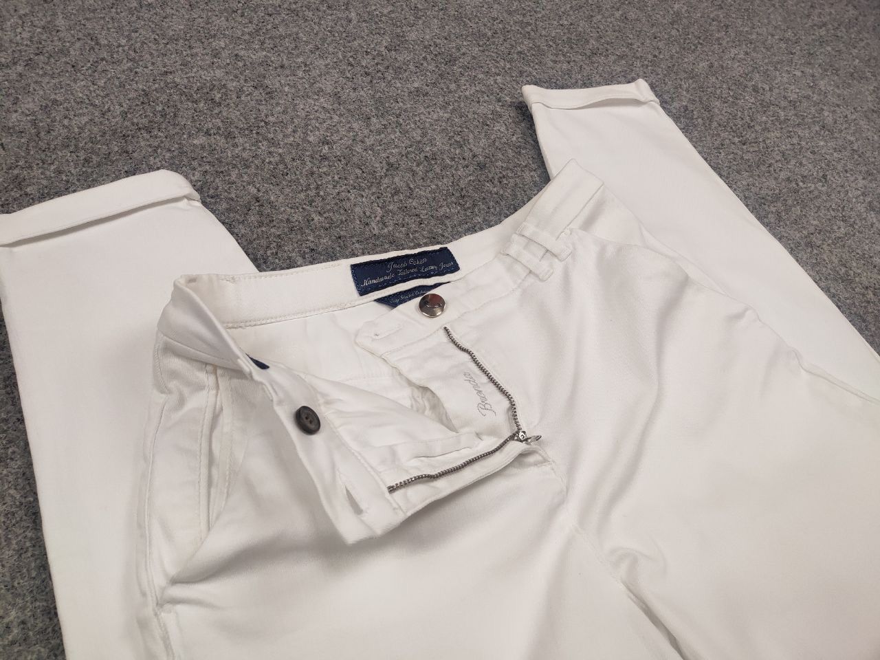 Jacob Cohen Jacob Cohen Italy Design Brenda Ankle White Trouser Pants Size 25" / US 0 / IT 36 - 10 Thumbnail