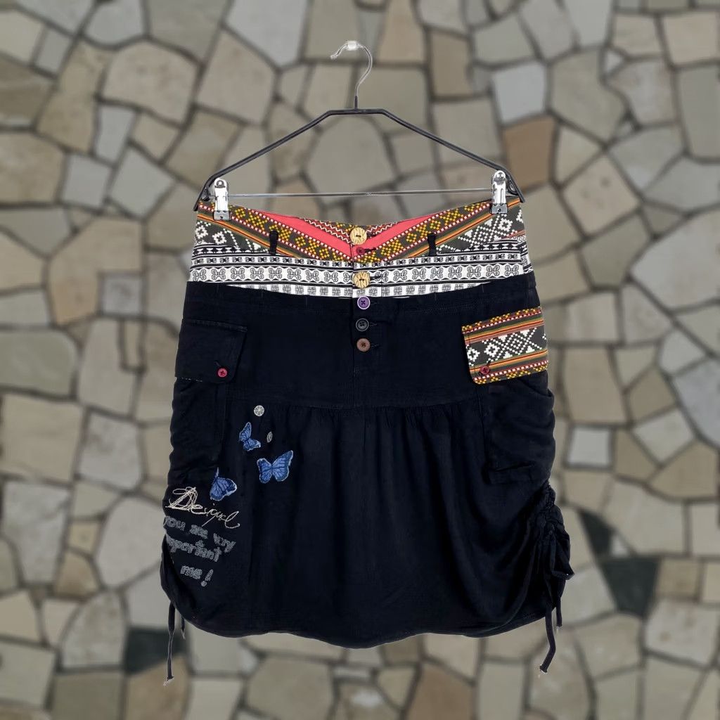 Desigual Desigual Skirt Women 42 Short A-Line Multicoloured - Womens (Size 42) Size 28" / US 6 / IT 42 - 1 Thumbnail