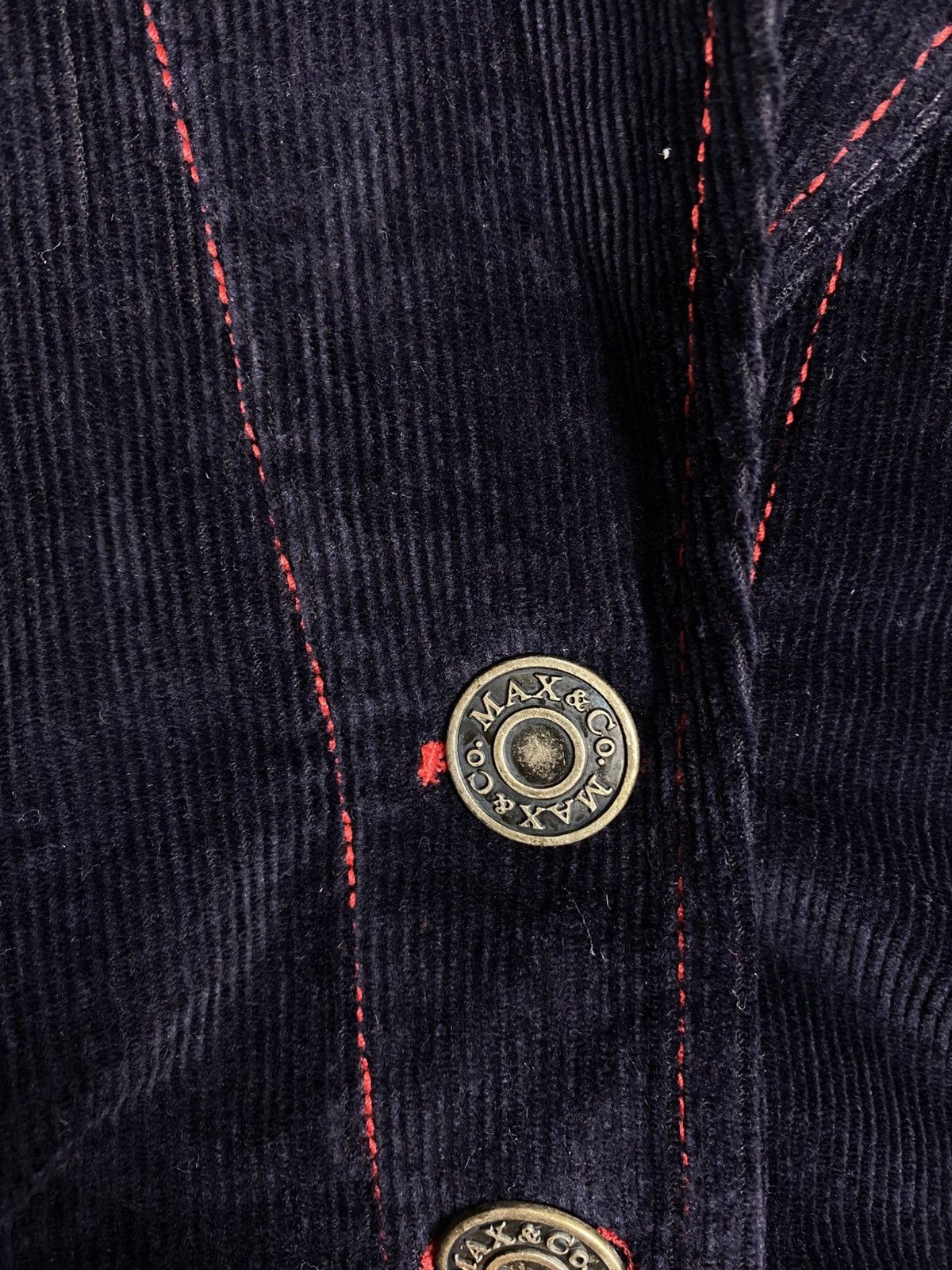 MAX&Co. Rare‼️ Max & Co by Max Mara Corduroy Punk Jacket Size XS / US 0-2 / IT 36-38 - 6 Thumbnail