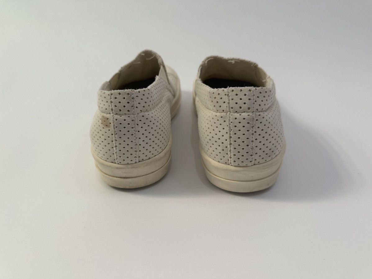 Rick Owens Drkshdw RICK OWENS DRKSHDW Drilled fabric slip-ons Size US 7 / EU 40 - 3 Thumbnail