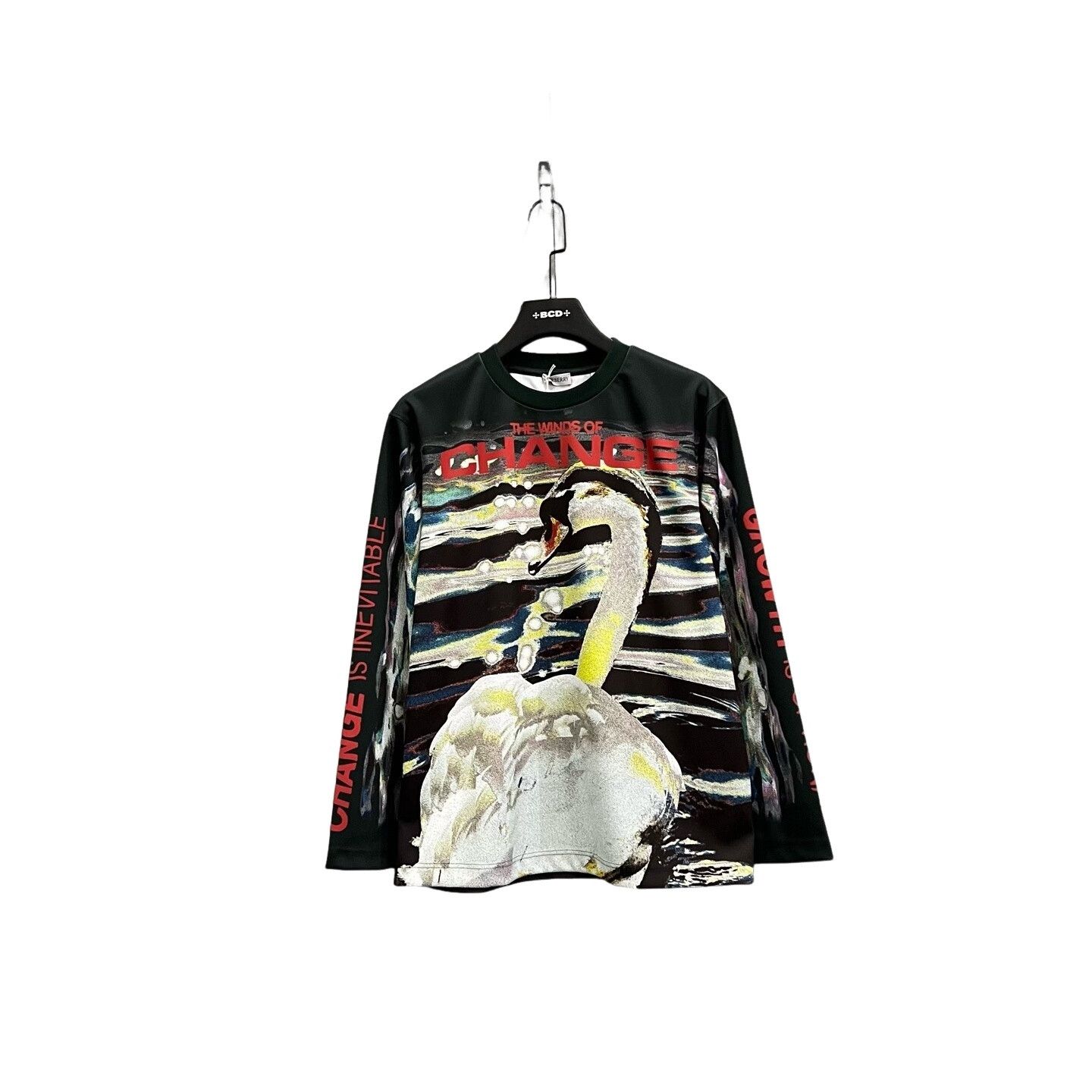 Burberry Burberry Swan Print Long Sleeve T-Shirt Size S Size US S / EU 44-46 / 1 - 1 Thumbnail