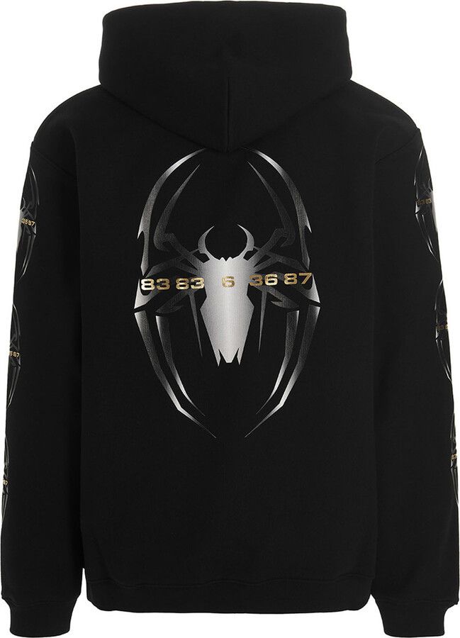 Vetements o1y0924 Logo Hoodie in Black Size US XL / EU 56 / 4 - 3 Thumbnail