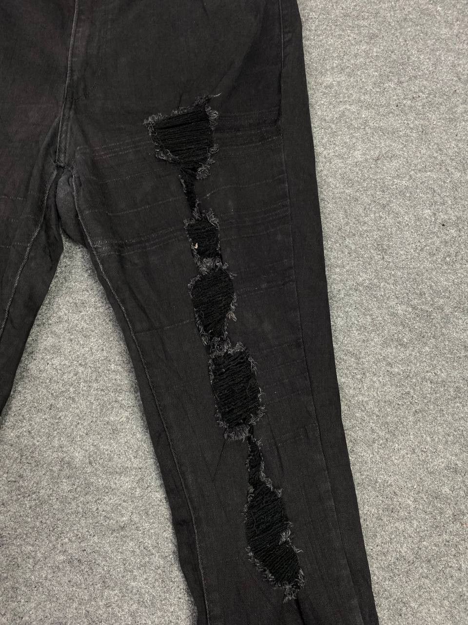 Levi's levis 711 skinny distressed denim nice design Size US 37 - 11 Thumbnail