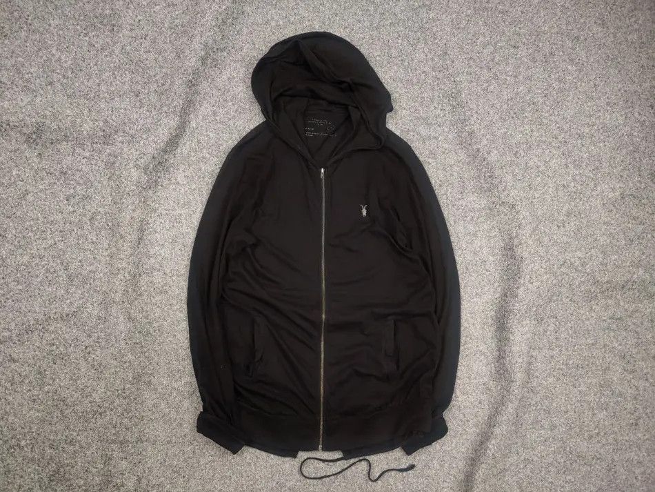 Allsaints Allsaints Spitalfields Vintage Bone L/S Zip up Black Hoodie Size US S / EU 44-46 / 1 - 1 Thumbnail