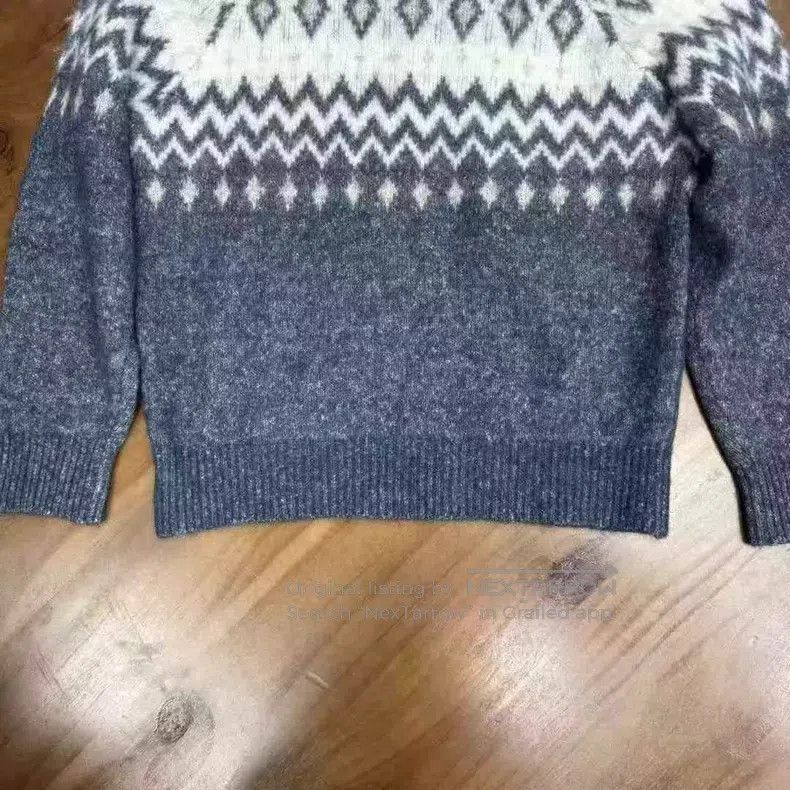 Brunello Cucinelli Brunello Cucinelli Fair Isle Alpaca Crewneck Sweater Size US S / EU 44-46 / 1 - 4 Thumbnail