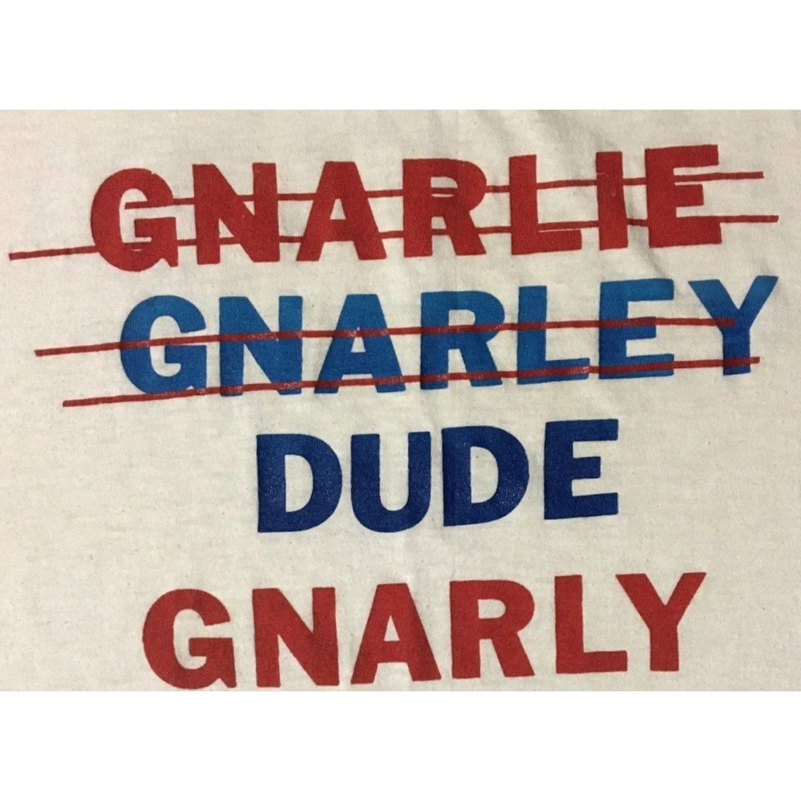 Vintage VINTAGE Shirt Mens S White Gnarly Phoenix Surf Skate Grunge 80s Funny Saying Distressed Tee Single Stitch Size US S / EU 44-46 / 1 - 3 Thumbnail