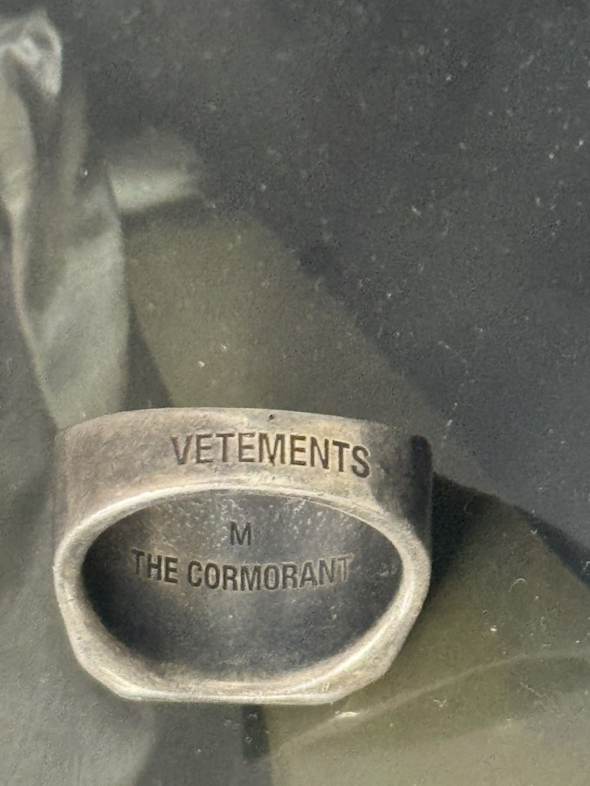 Vetements ✅Vetements Silver Skull Skeleton ring M Size ONE SIZE - 7 Thumbnail