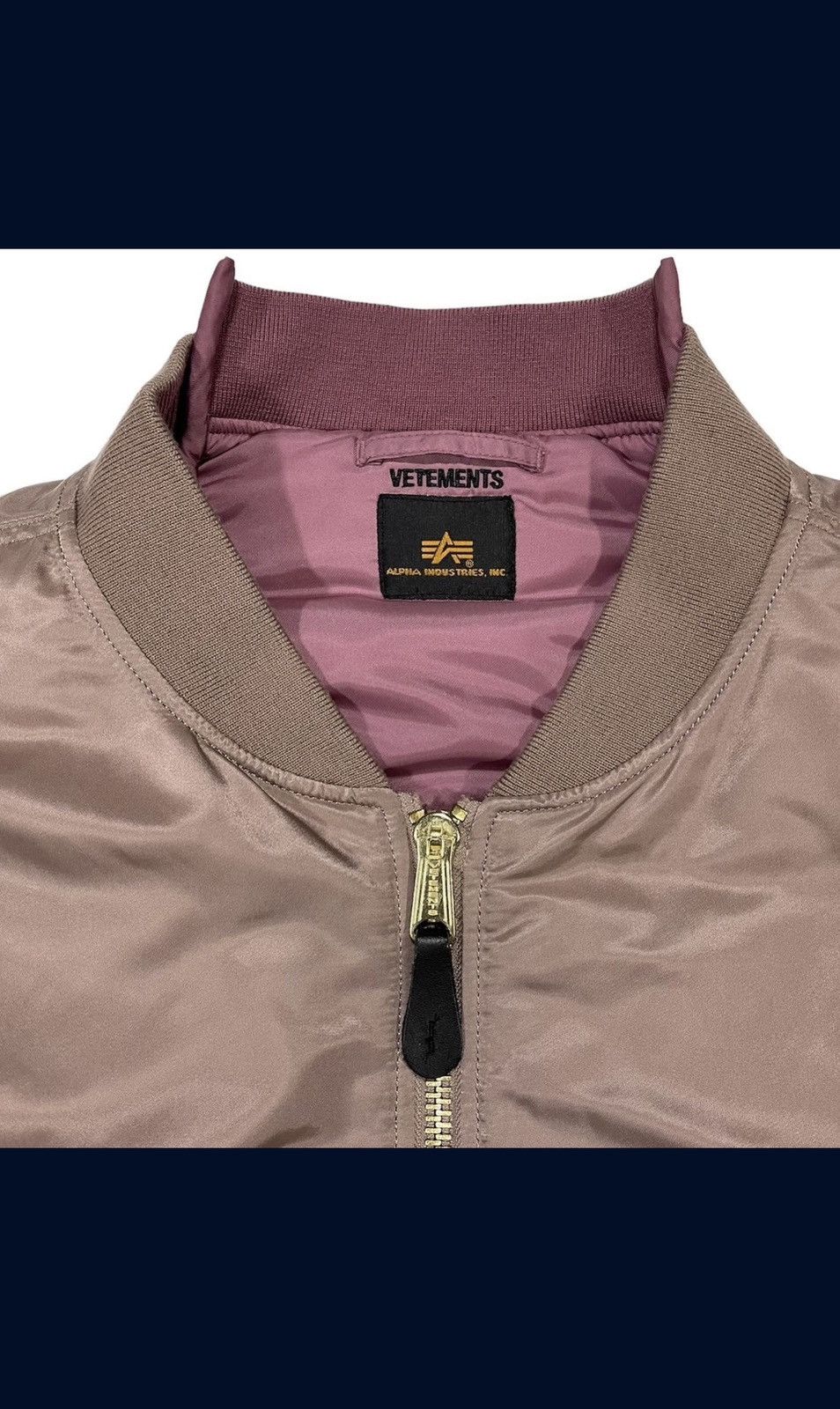 Vetements Vetements Alpha Industries Bomber Size US S / EU 44-46 / 1 - 3 Thumbnail