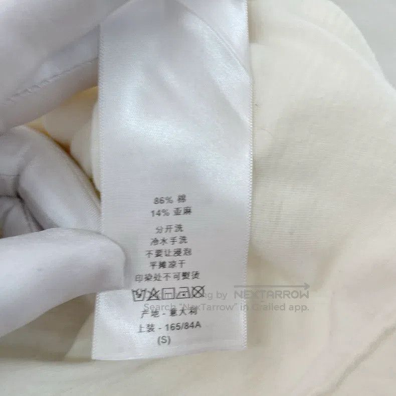 Dior Dior White letter T-shirt Size S / US 4 / IT 40 - 7 Thumbnail