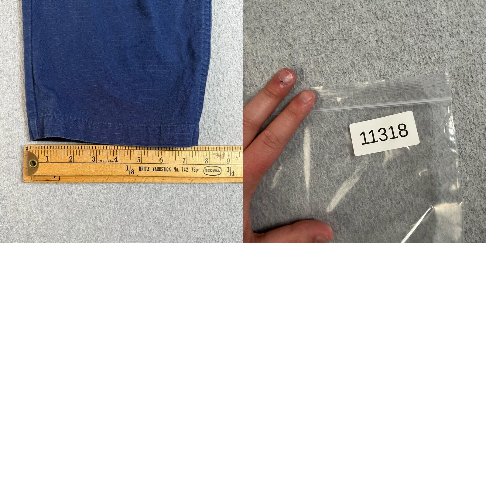 Nike Nike Pants Men Large Blue Cargo Ripstop Elastic Waist Relaxed Ankle Streetwear Size US 33 - 8 Thumbnail