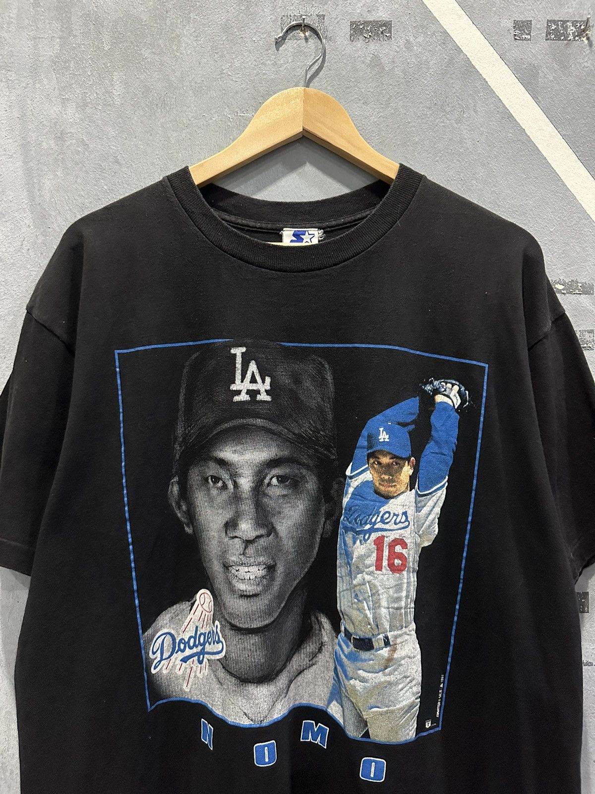 MLB Vintage Hideo Nomo LA Dodgers MLB Size US L / EU 52-54 / 3 - 2 Thumbnail