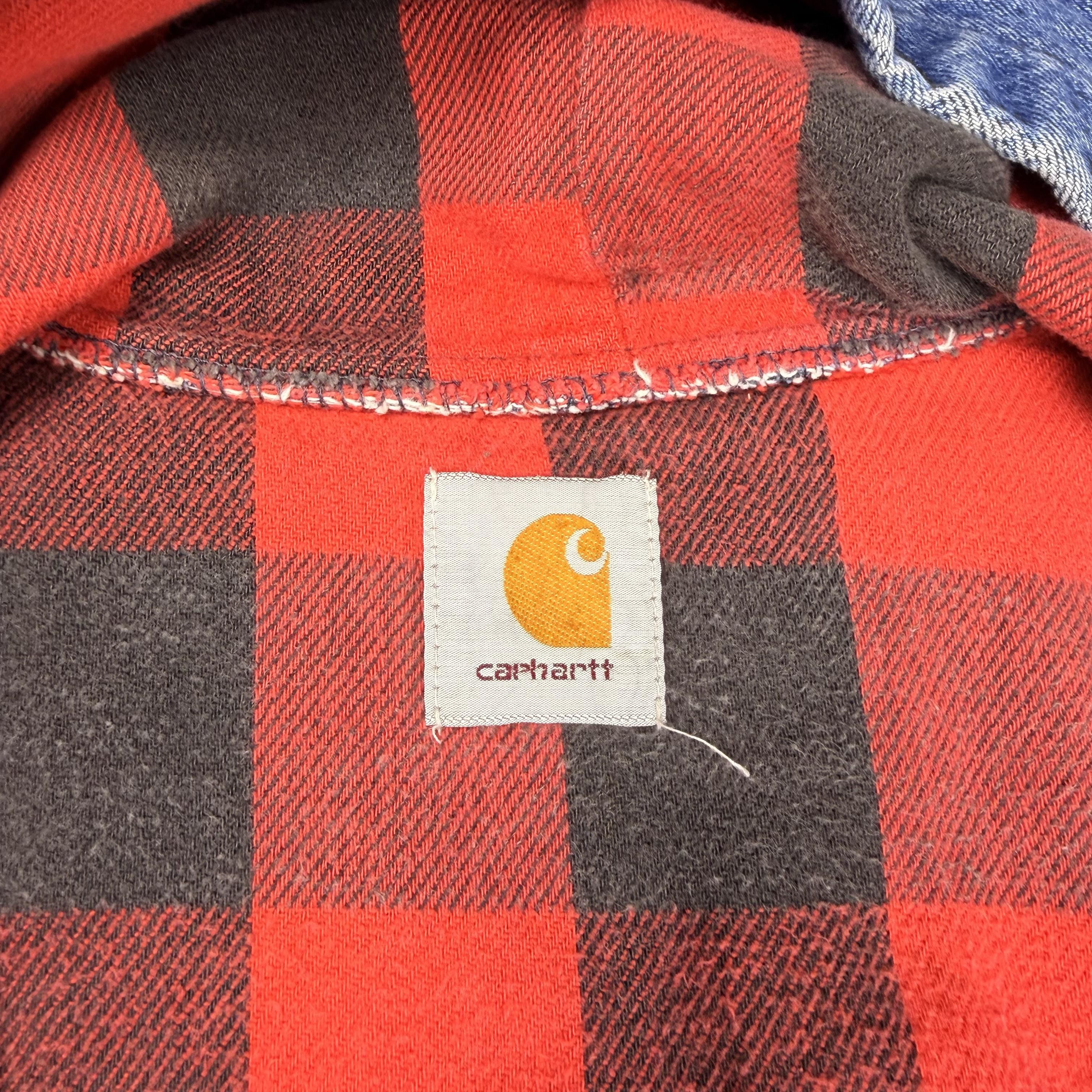 Carhartt Vintage Carhartt Denim 90s Hooded Active Jacket Plaid Medium Size US M / EU 48-50 / 2 - 11 Thumbnail