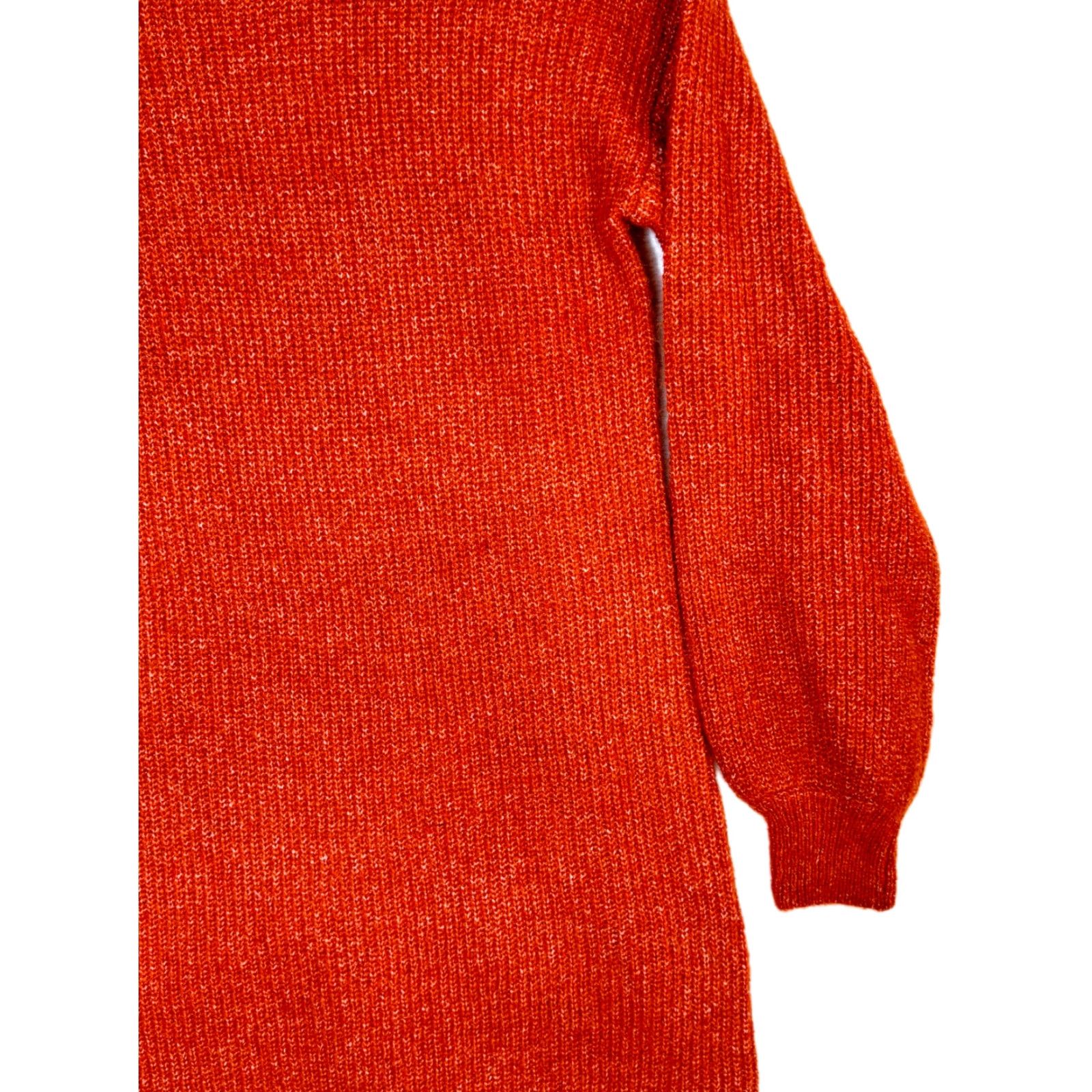 Vintage Cupcakes & Cashmere Women's Sweater Burnt Orange Knit Mock-Neck S Pullover Casual Womens Size S / US 4 / IT 40 - 6 Thumbnail