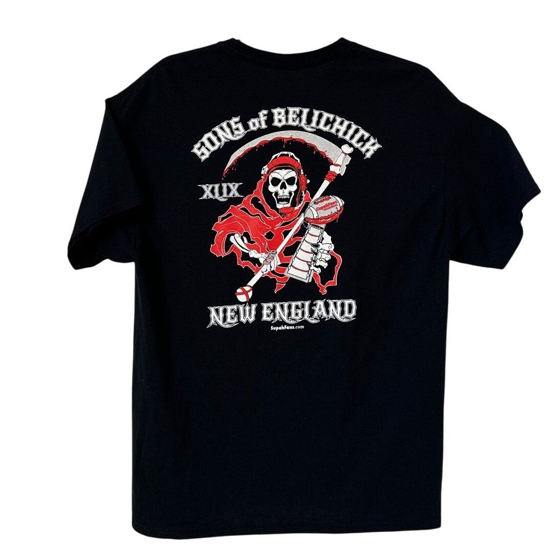 Gildan Sons of Belichick Support New England XL Black, SS T-shirt Size US XL / EU 56 / 4 - 1 Thumbnail