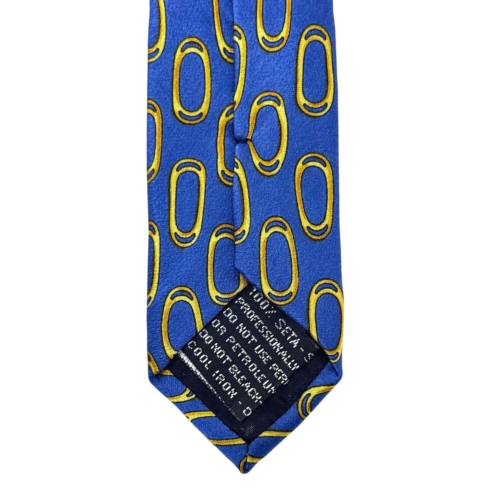 Versace Versace Blue Medusa Tie Size ONE SIZE - 5 Thumbnail
