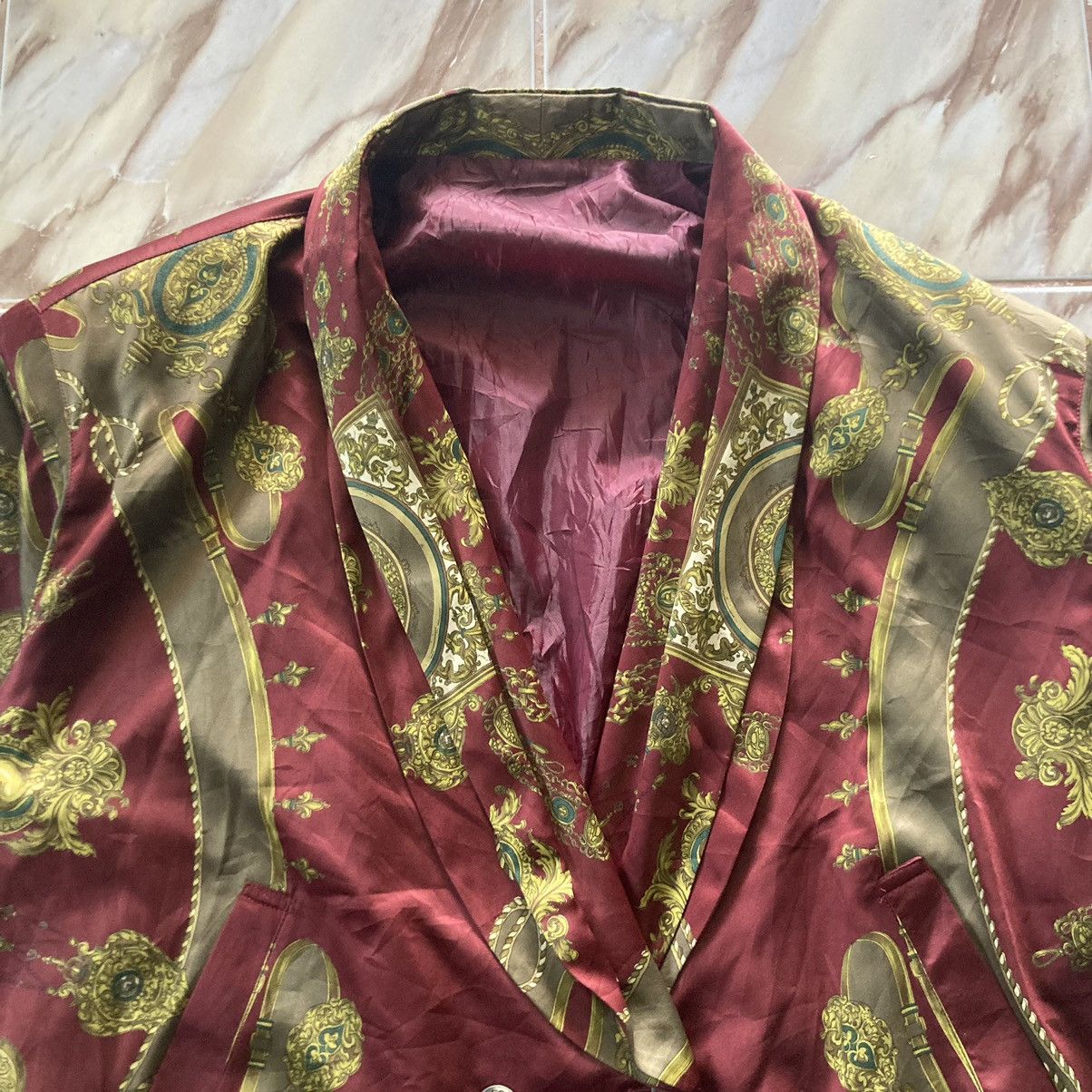 Japanese Brand UNBRANDED SATIN BOMBER JACKET INSPIRED HERMES Size XL / US 12-14 / IT 48-50 - 4 Thumbnail