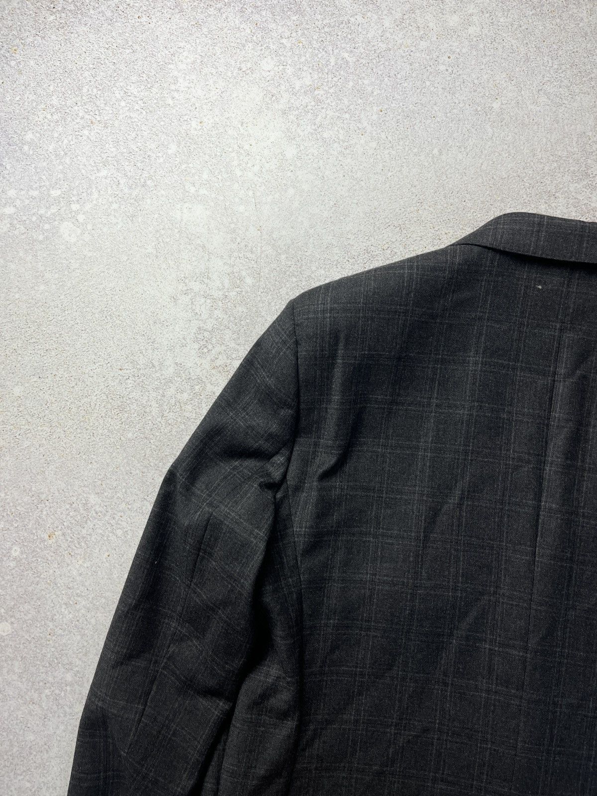Hackett HACKETT Wool Blazer MW812264 BRUSHED MULTED CHECK Rare Size 42L - 6 Thumbnail