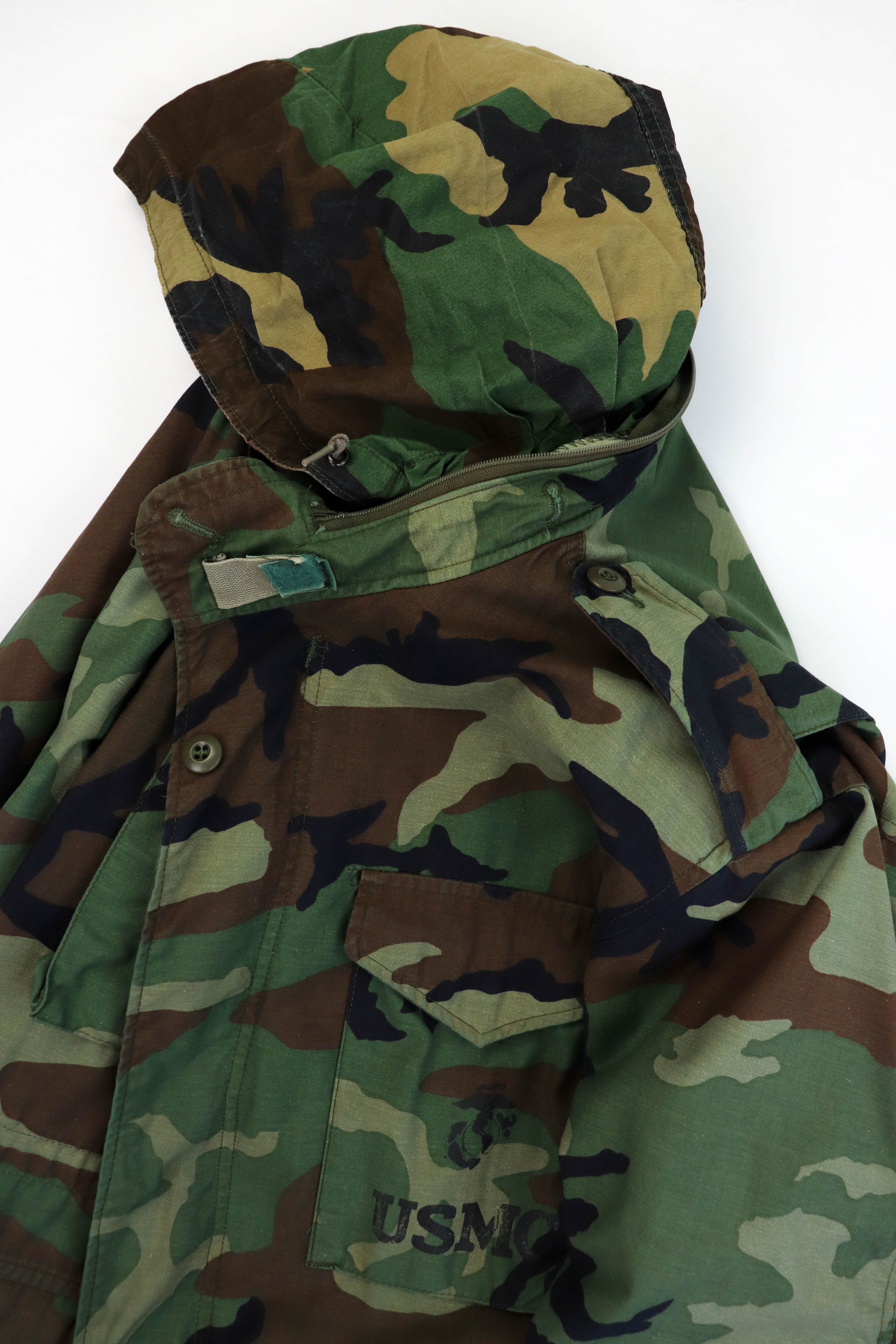 Vintage USMC Vintage 80s 1985 GENERAL Zip M-65 Camo Field Jacket Size US M / EU 48-50 / 2 - 17 Thumbnail