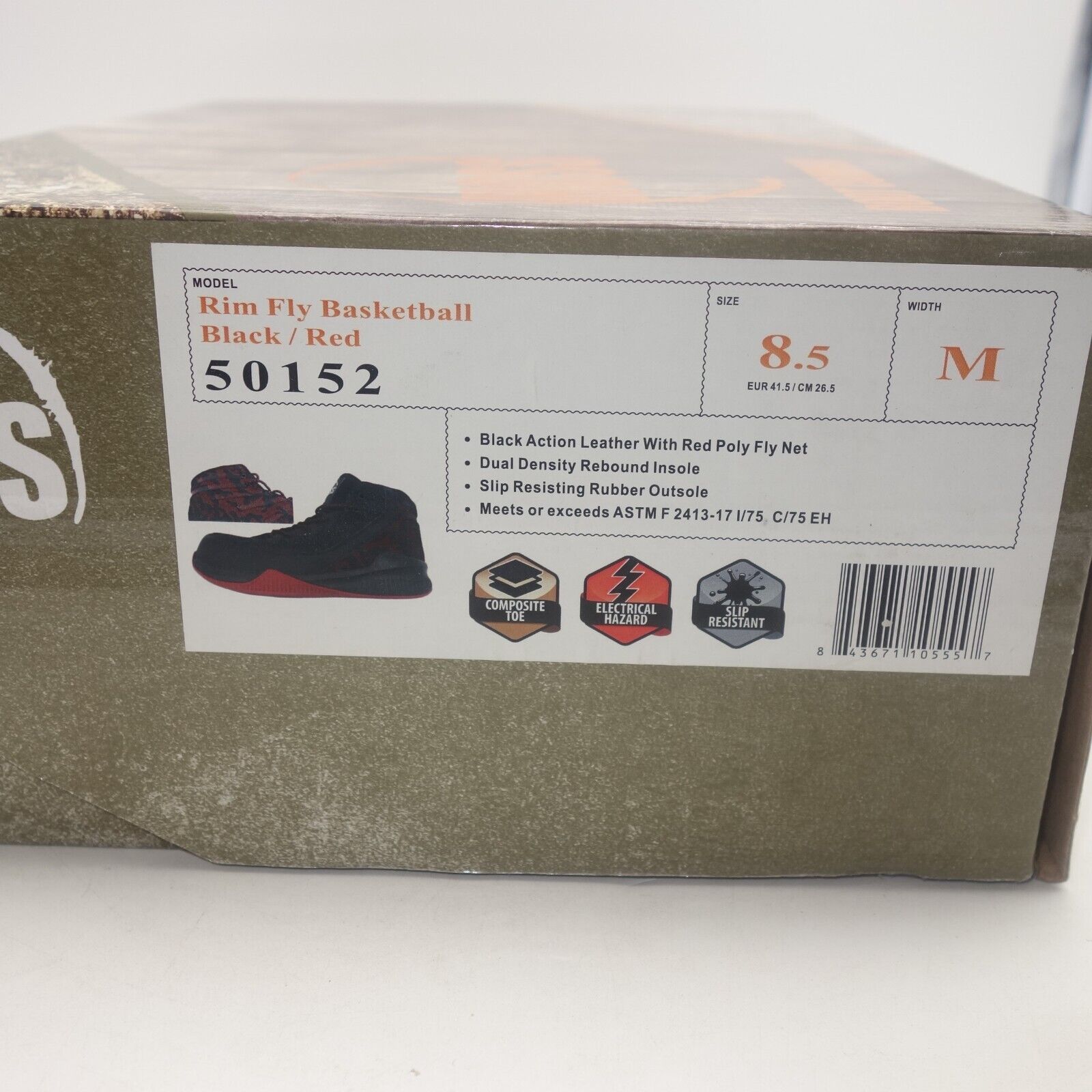 Other NEW Hoss Boots Rim Fly High Top Composite Toe Slip Resistant Size US 8.5 / EU 41-42 - 10 Thumbnail