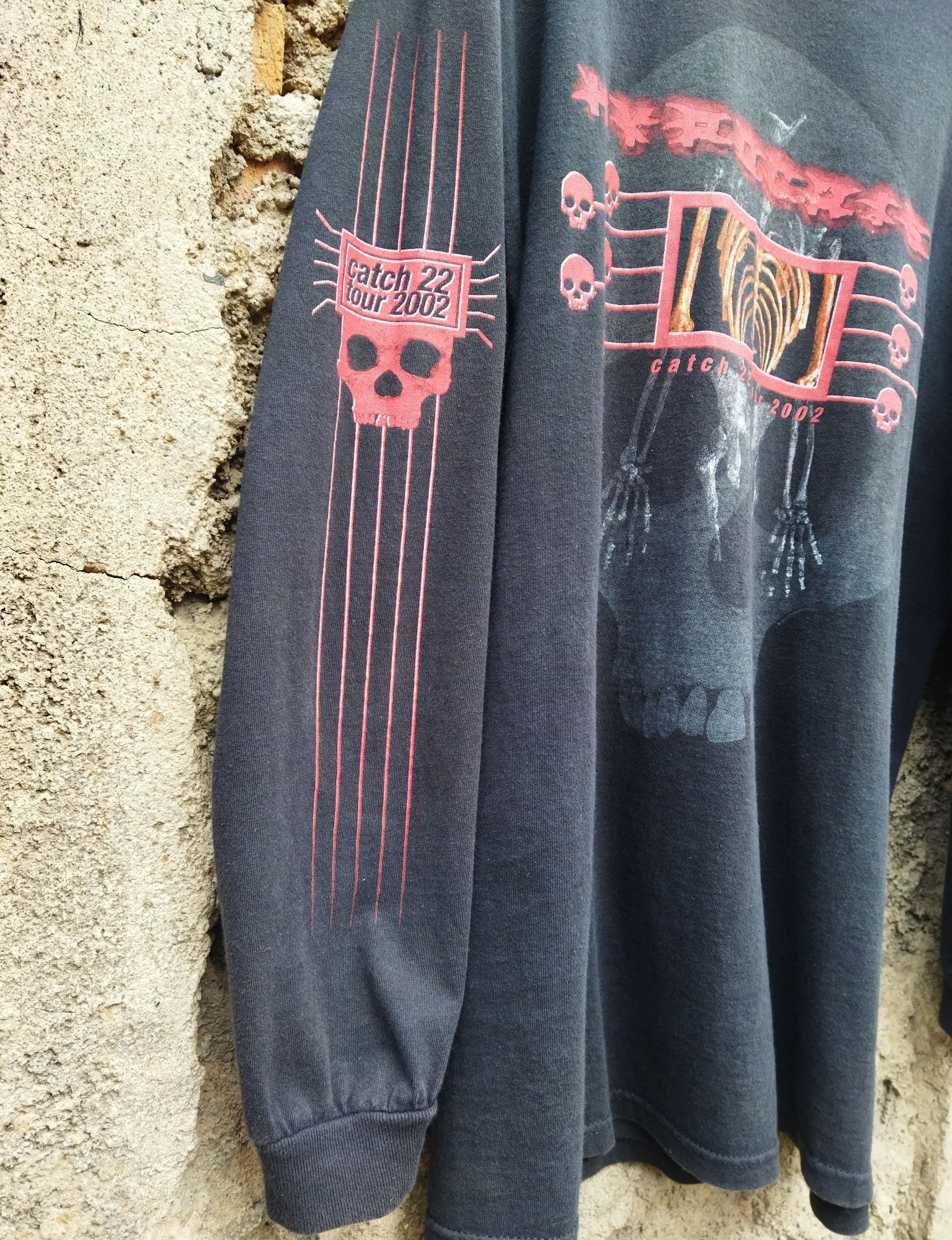 Band Tees Rare Vintage HYPOCRISY catch 22 tour 2002 LS 4side Size US L / EU 52-54 / 3 - 7 Thumbnail