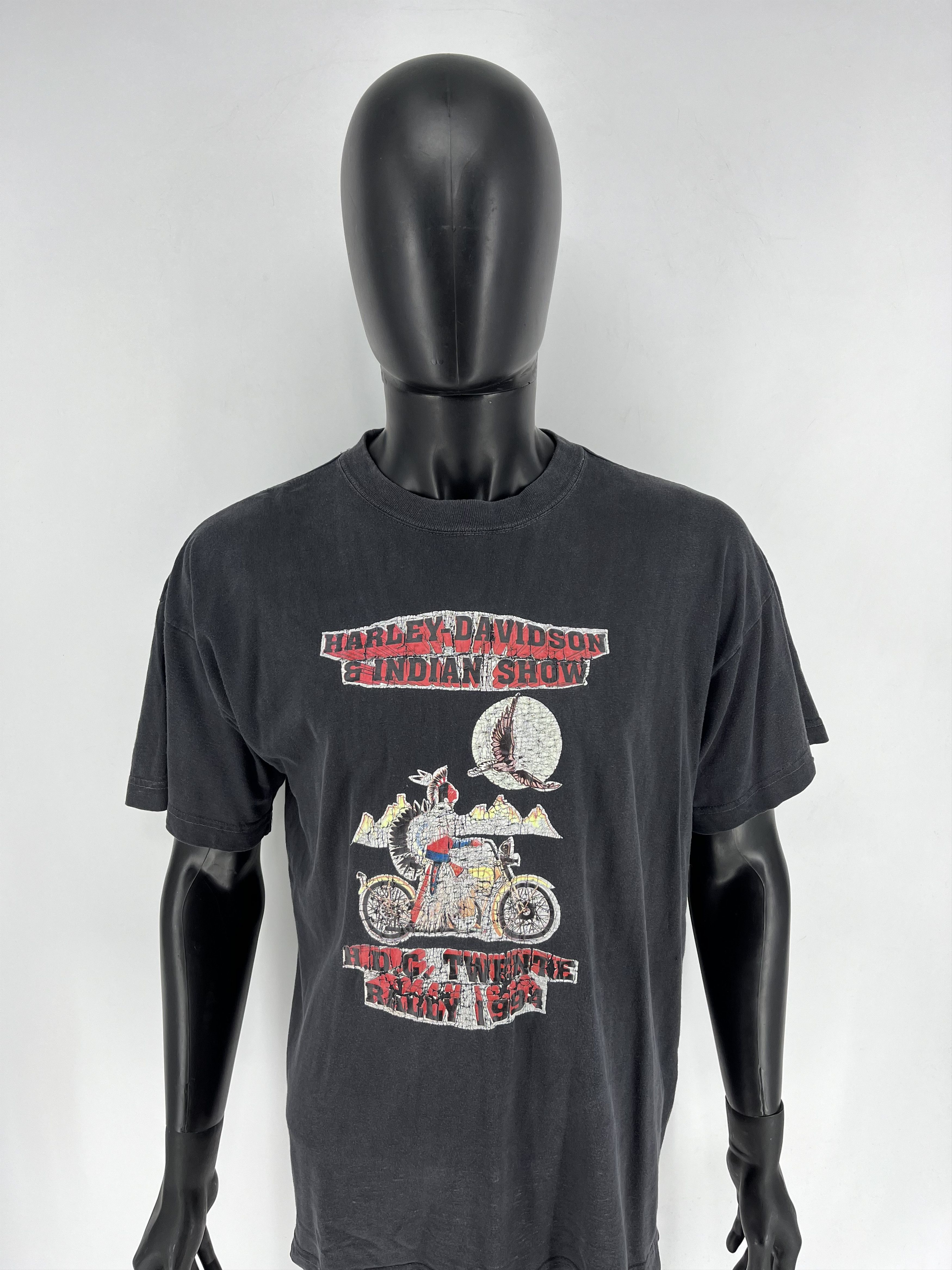 Harley Davidson harley davidson INDIAN SHOW H.D.C. TWENTE RALLY 1994 Size US XL / EU 56 / 4 - 5 Thumbnail