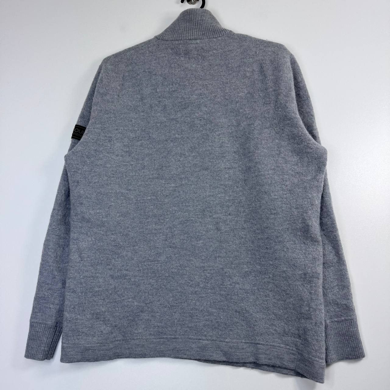 Barbour Barbour International Sweater Mens Grey Knit Half Button M Size US M / EU 48-50 / 2 - 9 Thumbnail